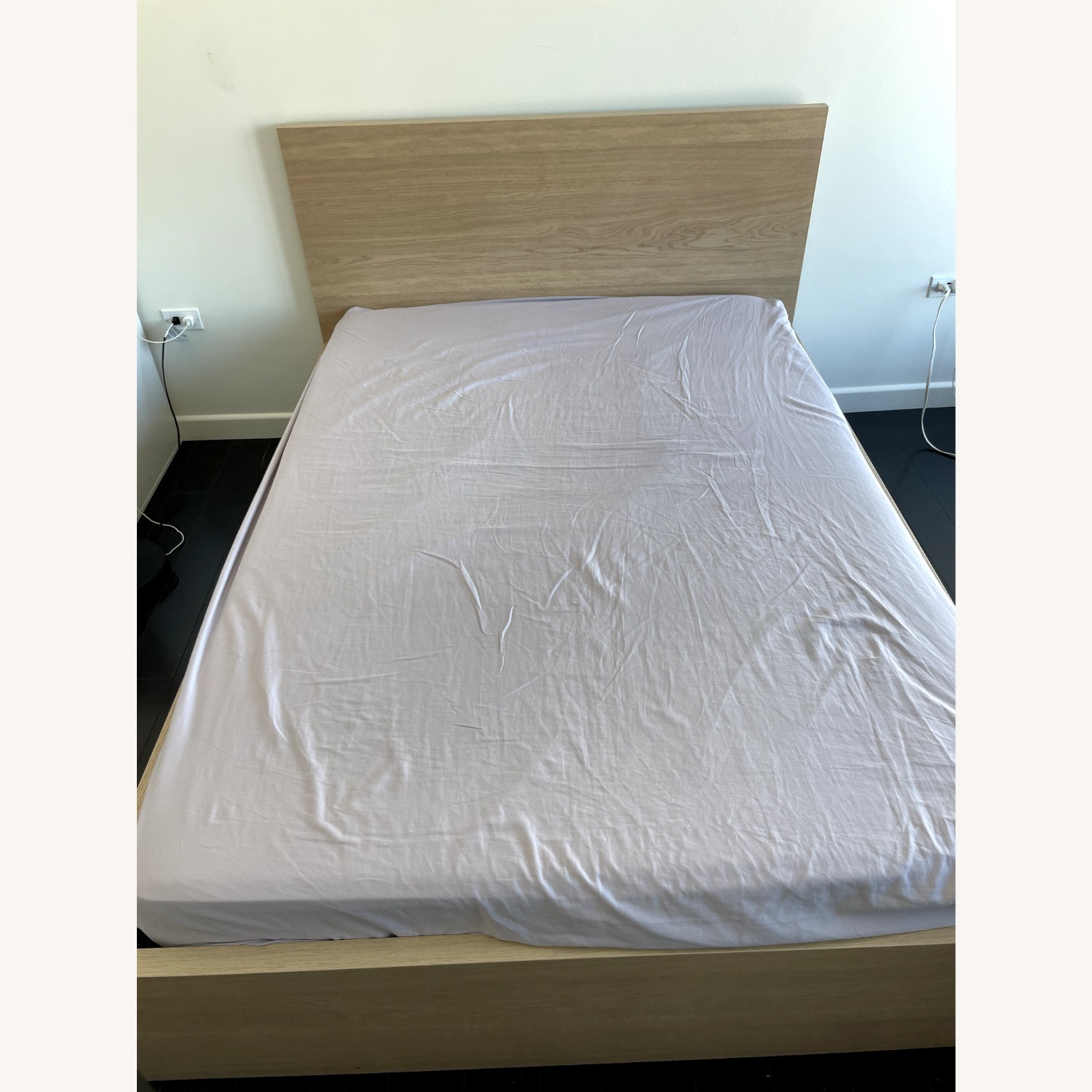 IKEA MALM Frame + LUROY Base + SKORVA Support Beam - image-1