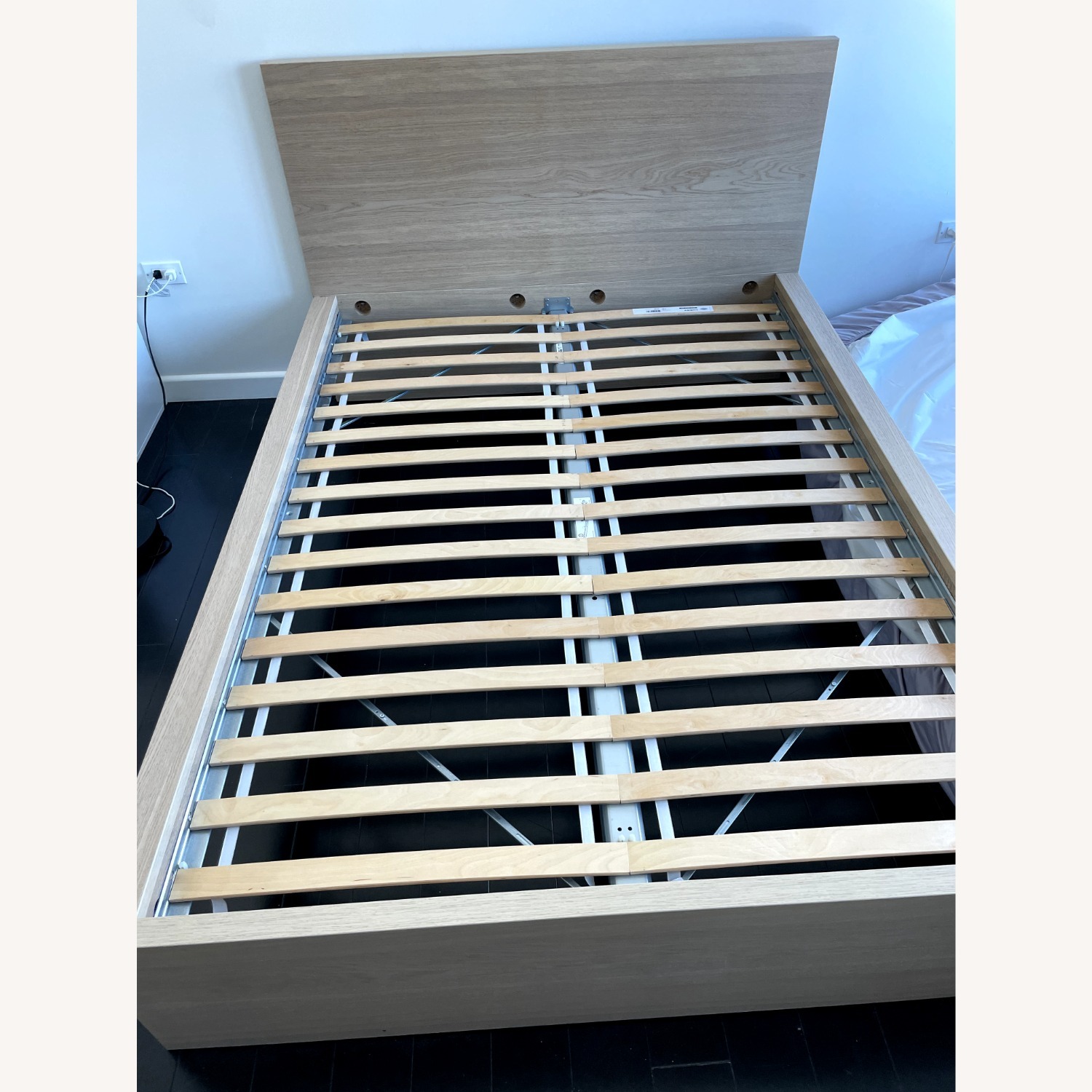 IKEA MALM Frame + LUROY Base + SKORVA Support Beam - image-4
