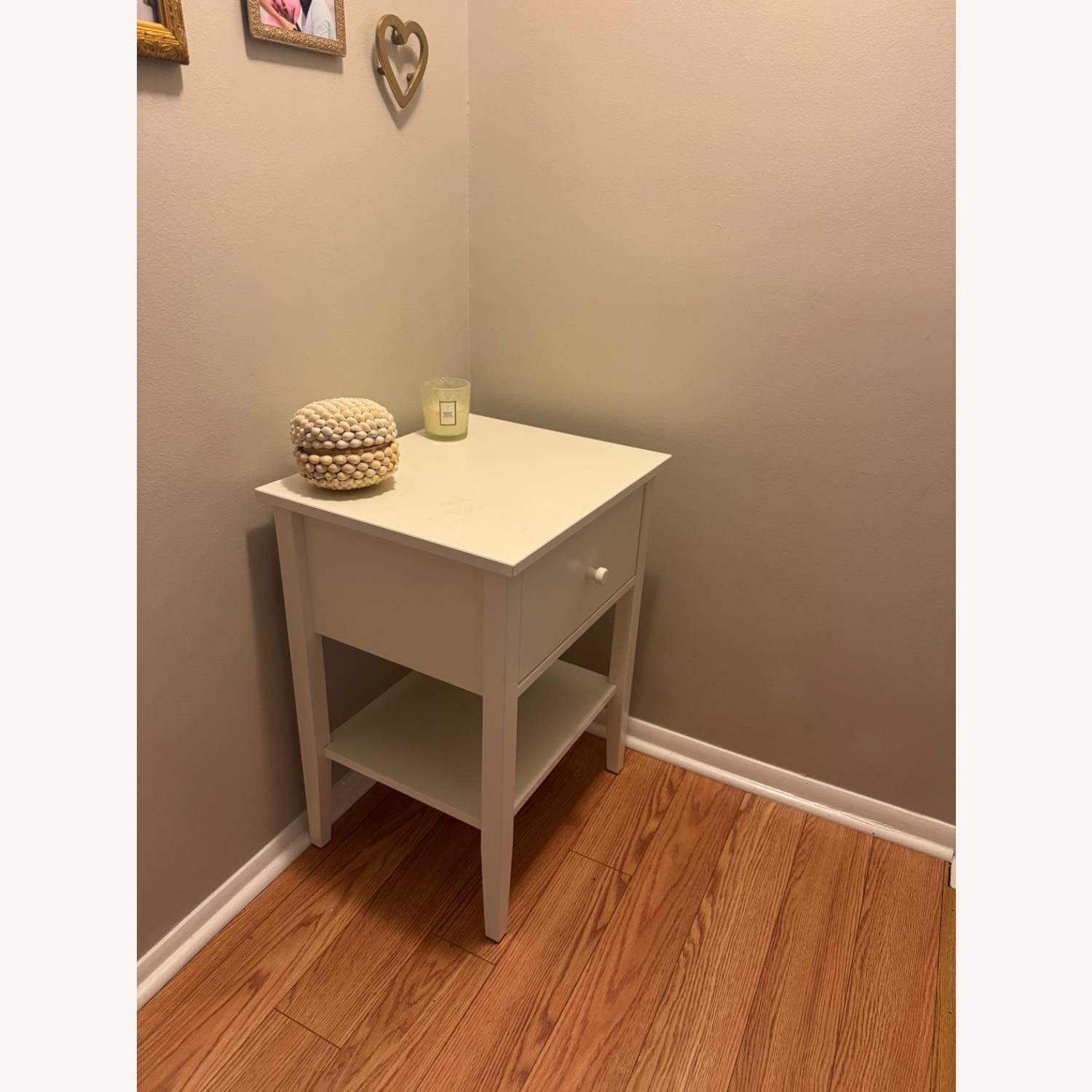 IKEA Gullaberg White Wood Nightstand - image-2