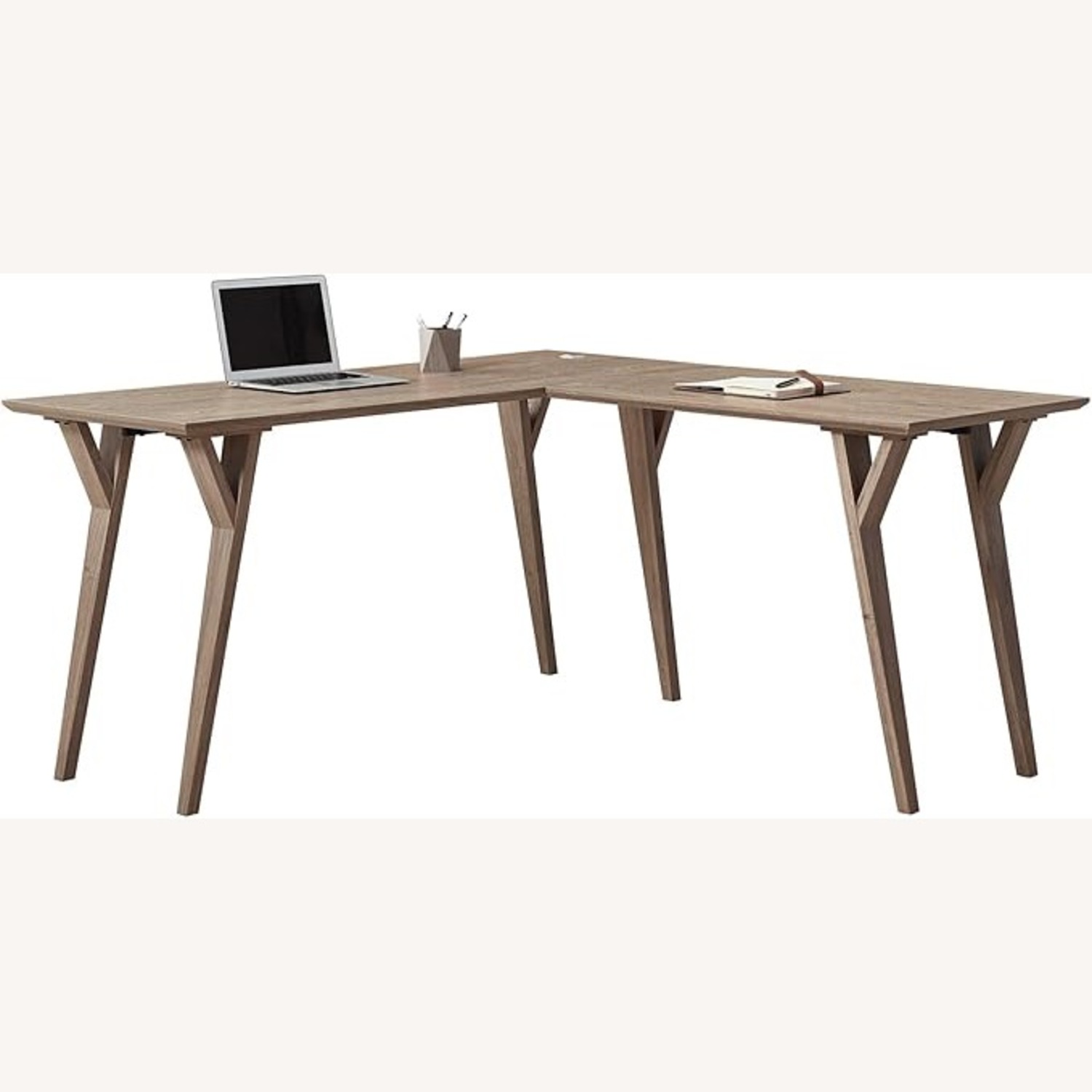 Office Depot Oak Corner Desk - image-2
