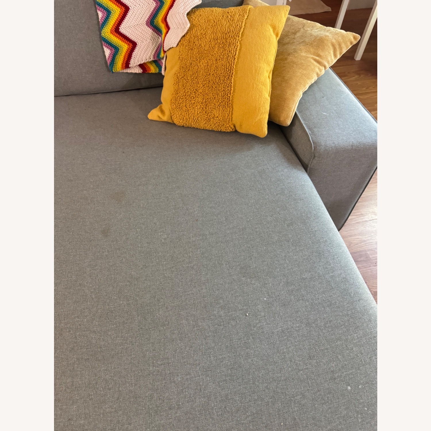 IKEA KIVIK Light Green Loveseat and Chaise Combo - image-3