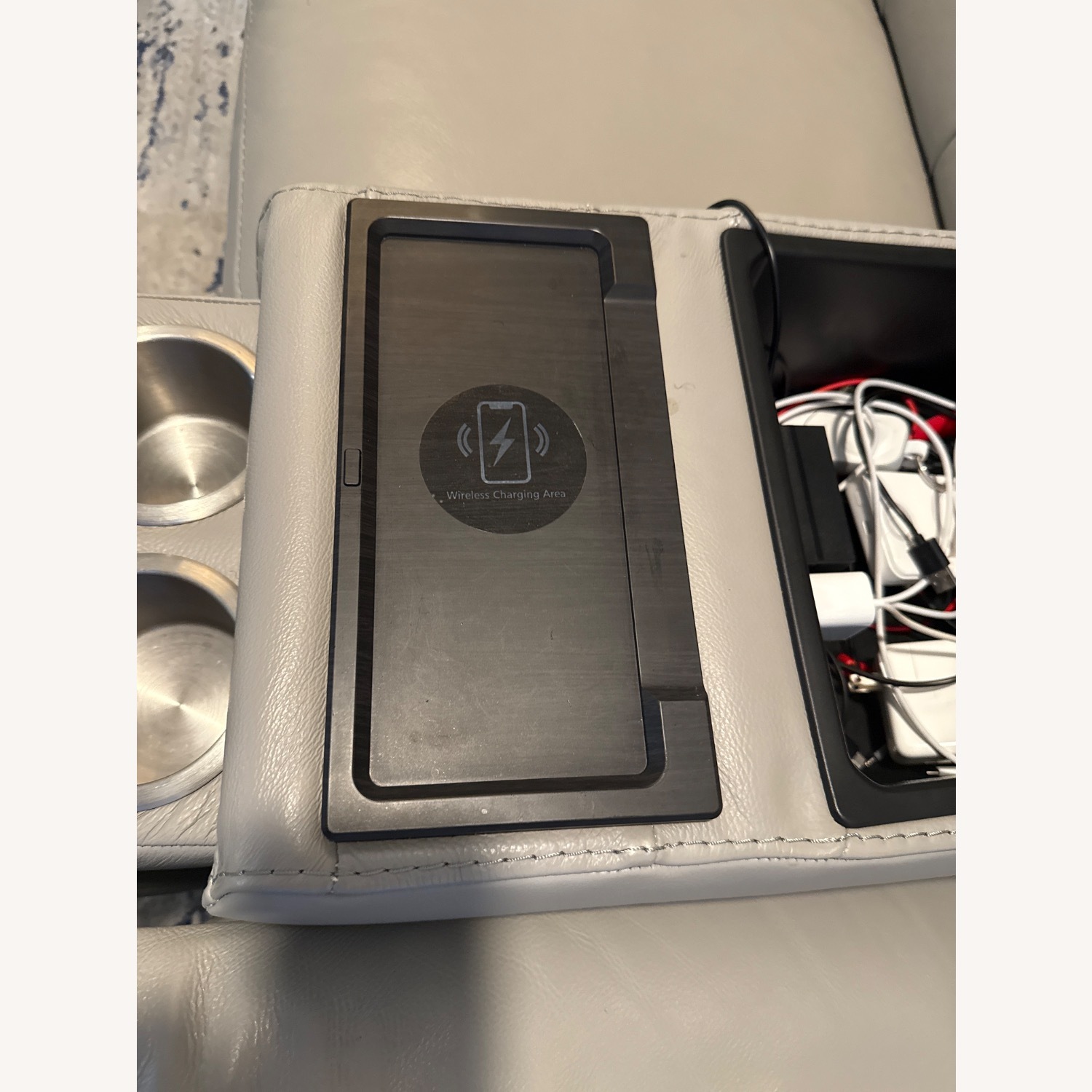 Ostro 5 Piece 100% Leather Sectional - image-7