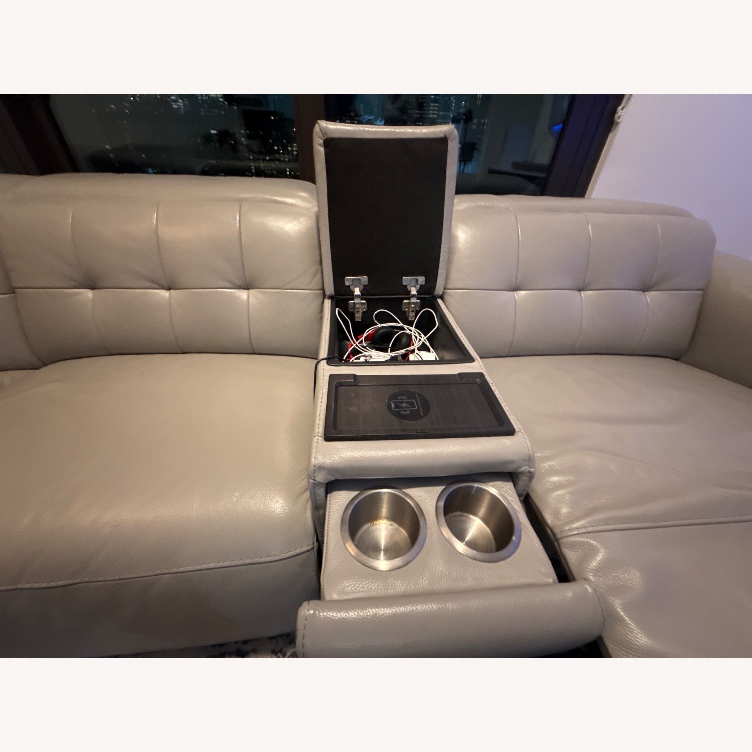 Ostro 5 Piece 100% Leather Sectional - image-5