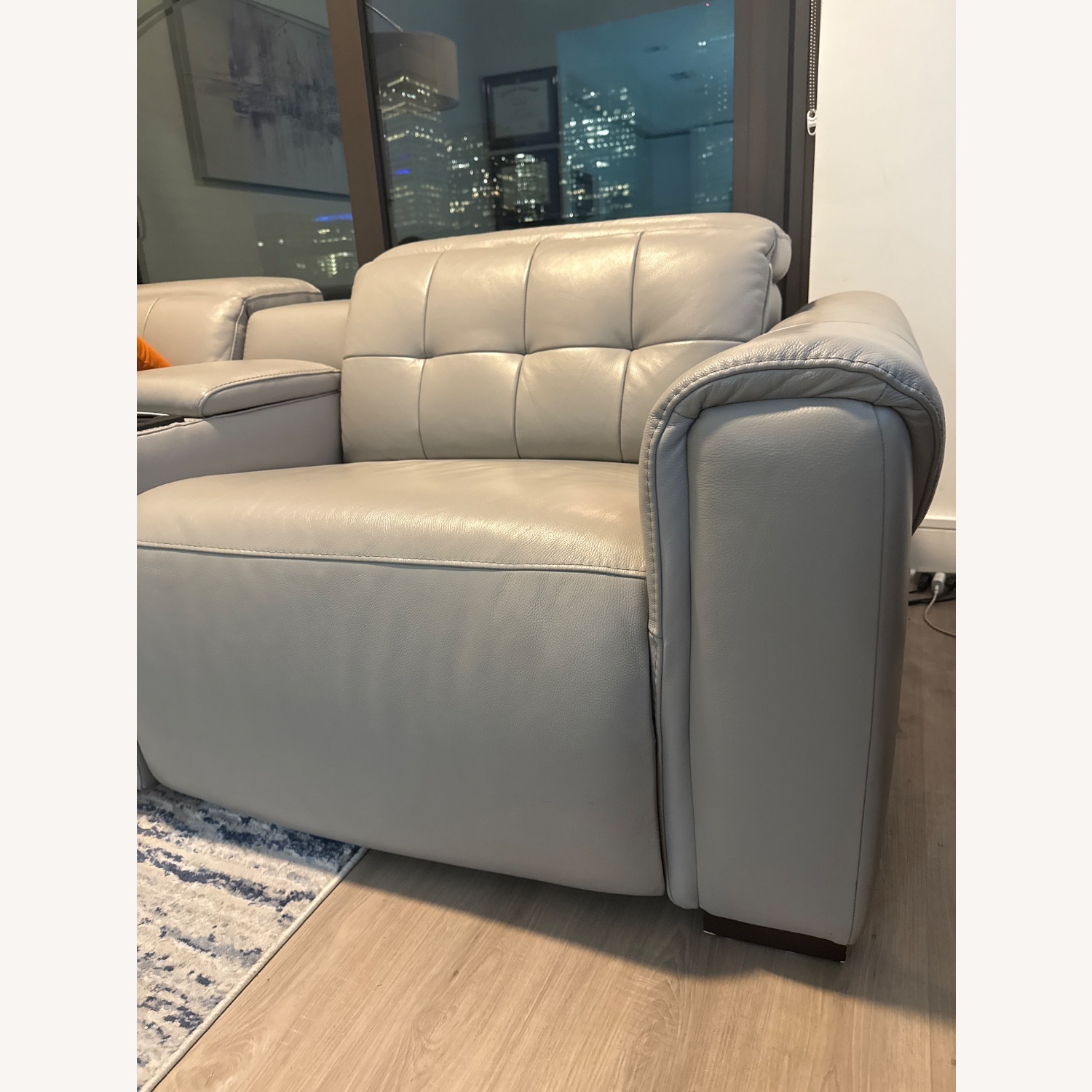 Ostro 5 Piece 100% Leather Sectional - image-2