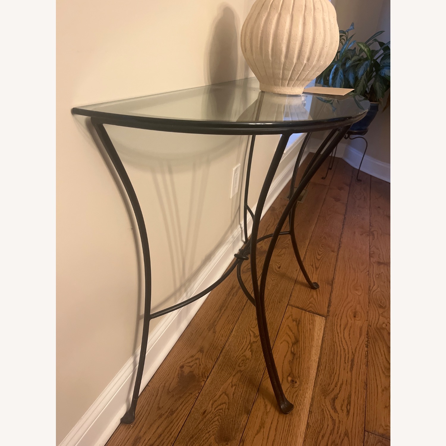 Pottery Barn Glass Table - image-2