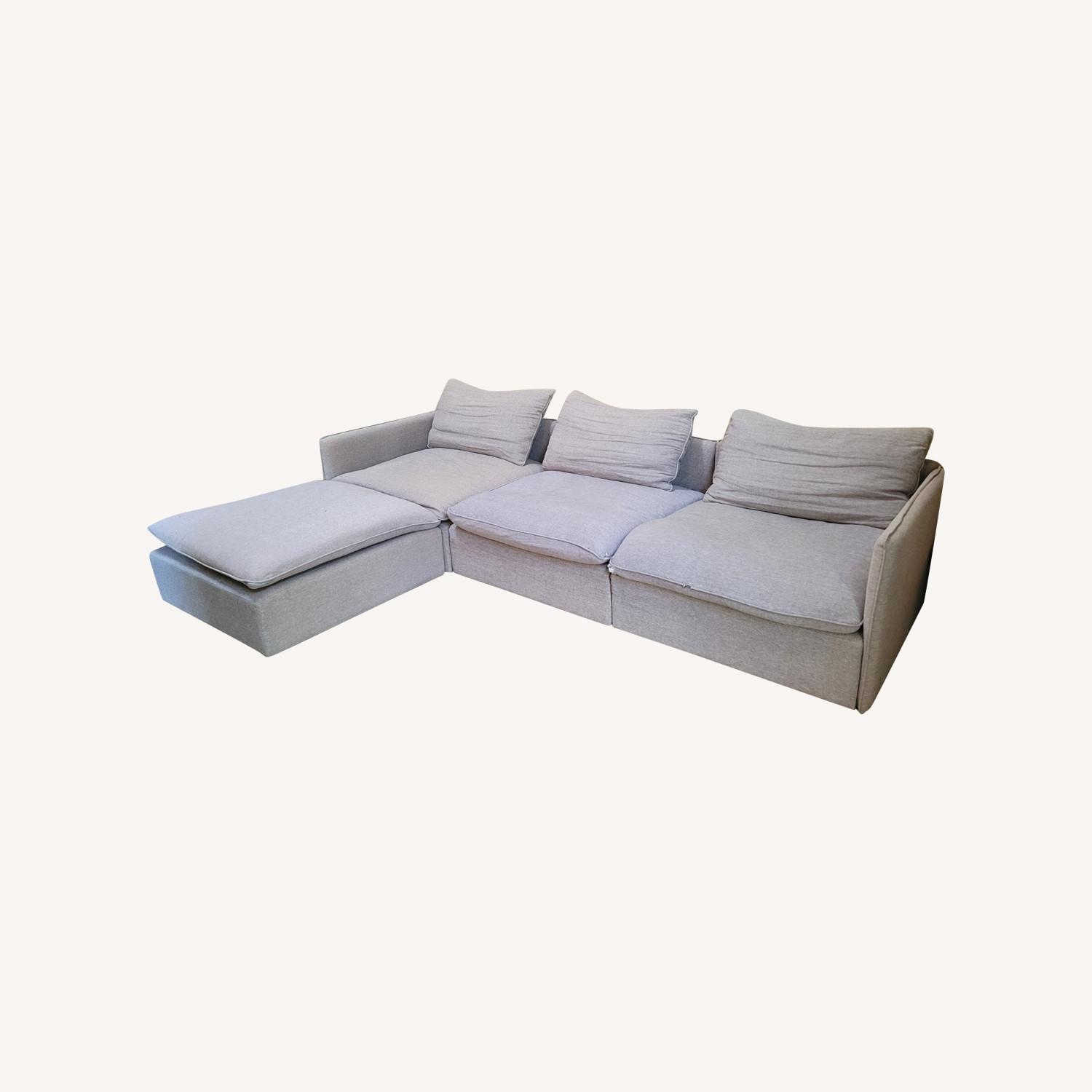 CB2 Lumis 4-Piece Modular Sectional Sofa - image-0