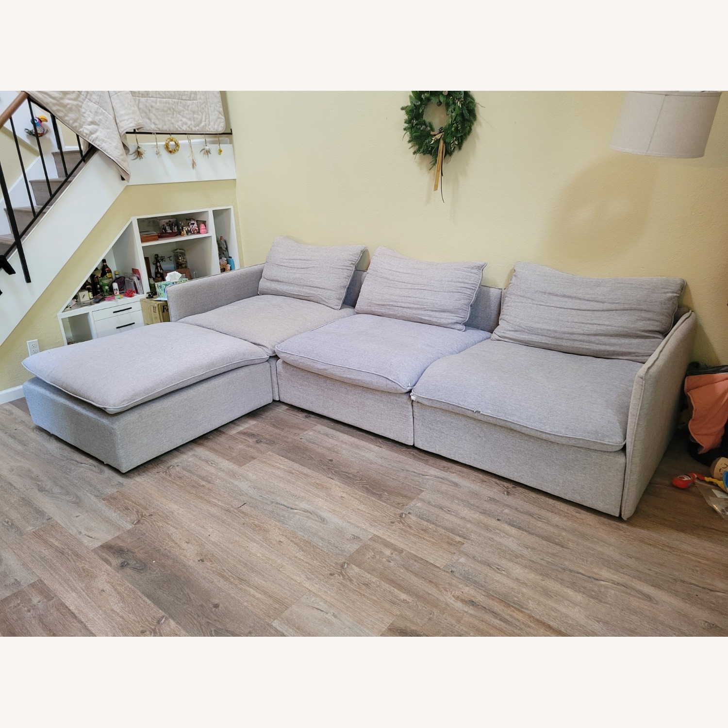 CB2 Lumis 4-Piece Modular Sectional Sofa - image-1