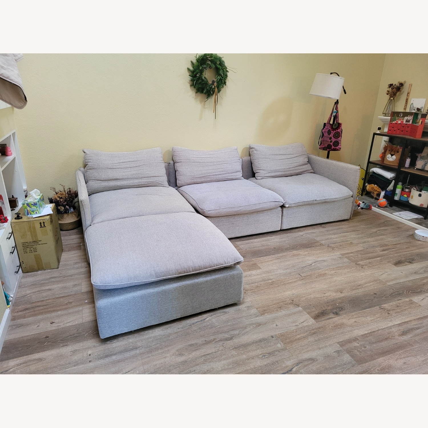 CB2 Lumis 4-Piece Modular Sectional Sofa - image-2