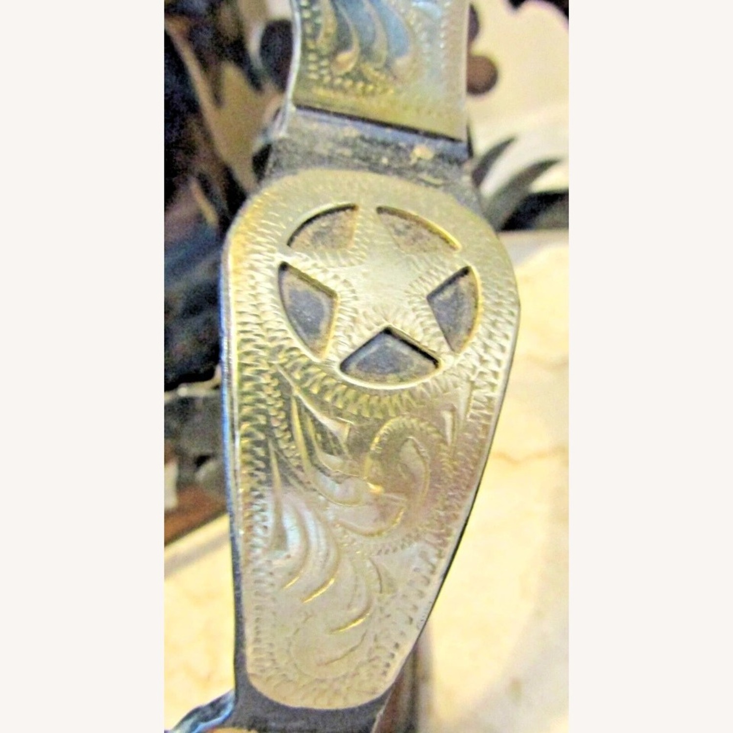 Rare St. Croix Forge Metal Sculpture Table Lamp - image-15