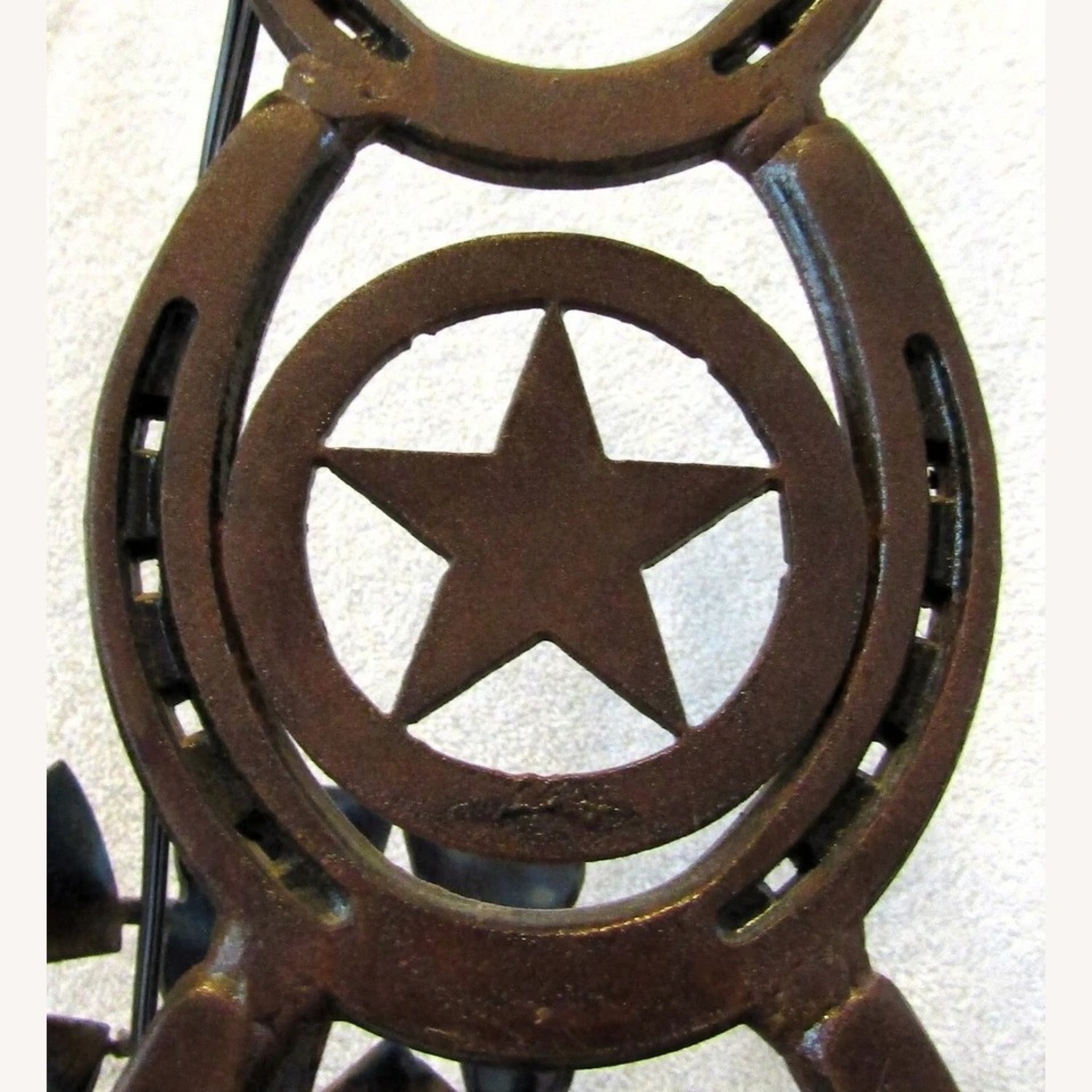 Rare St. Croix Forge Metal Sculpture Table Lamp - image-9