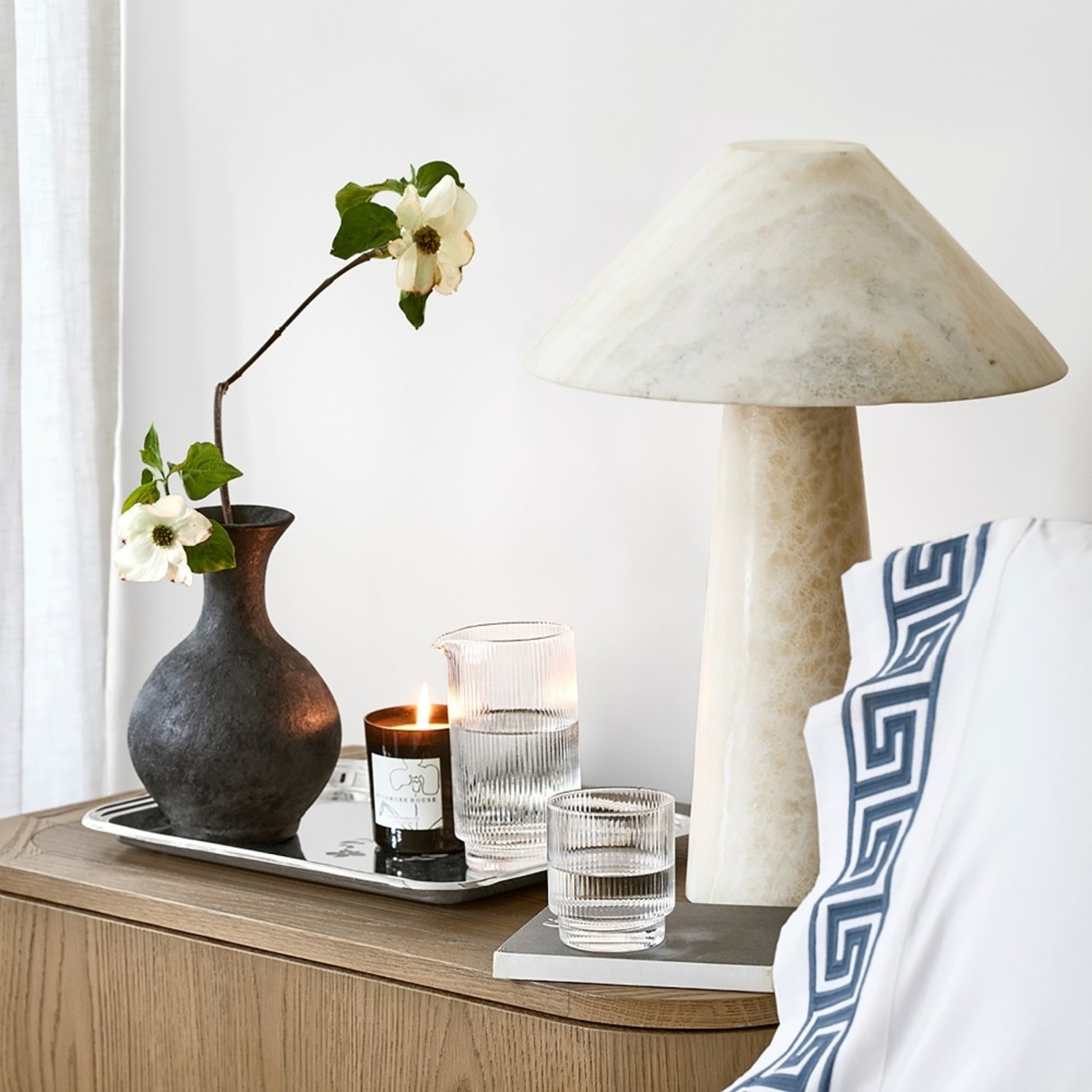 Williams-Sonoma Simone Onyx Table Lamp - image-9