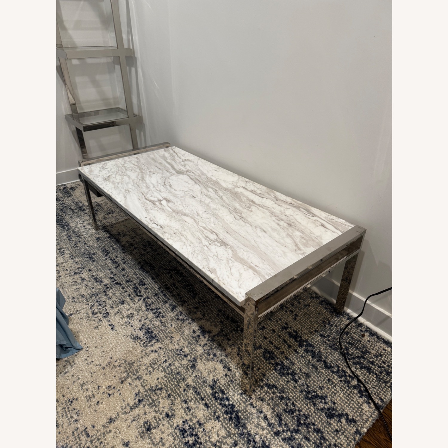 Mitchell Gold + Bob Williams Carerra Marble Coffee Table - image-4