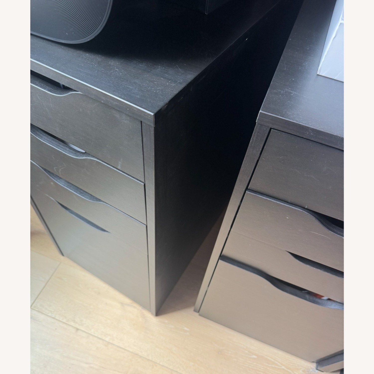 IKEA ALEX Black Desk Drawers - image-3