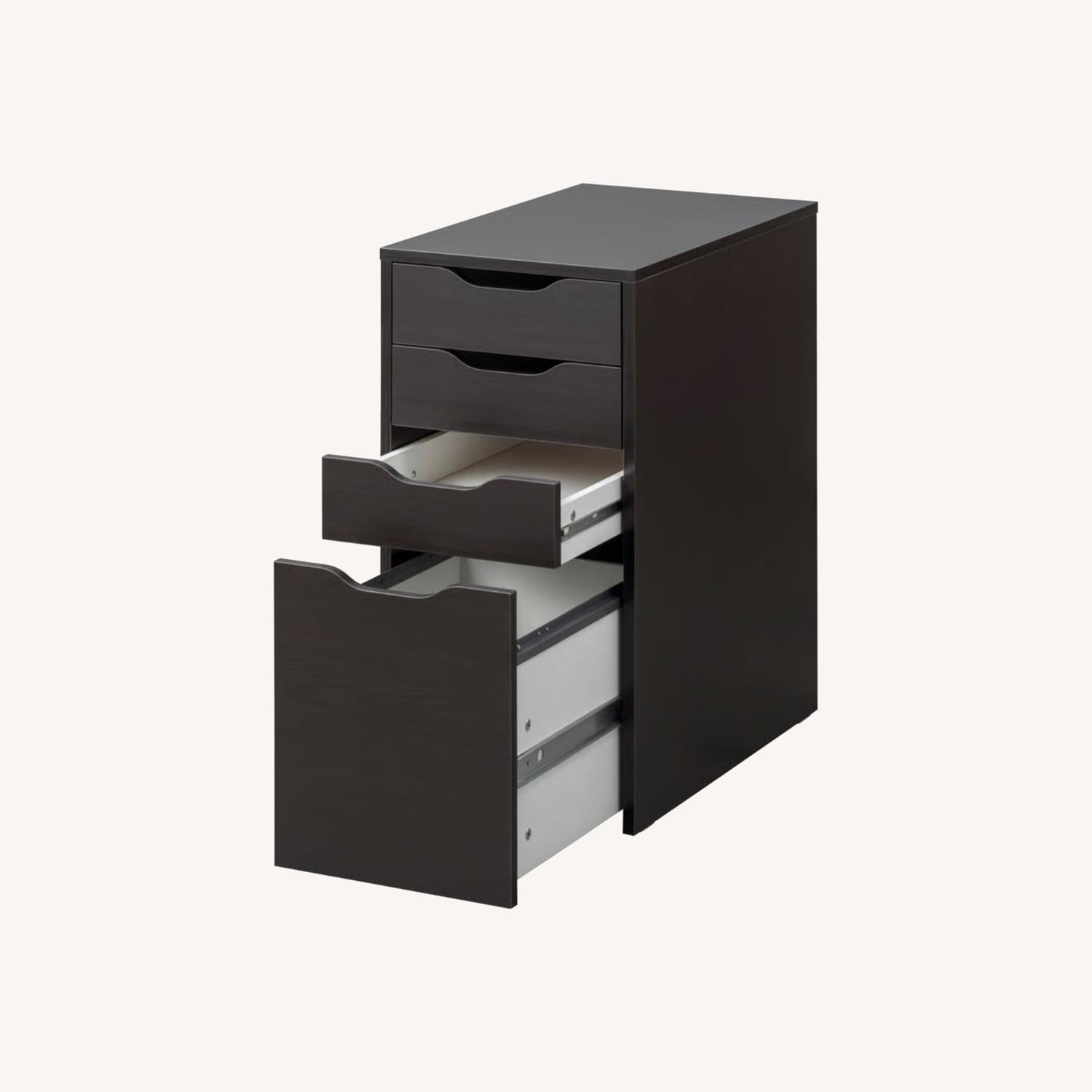 IKEA ALEX Black Desk Drawers - image-0