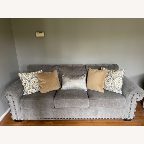 Used Raymour & Flanigan Chenille Sofa for sale on AptDeco