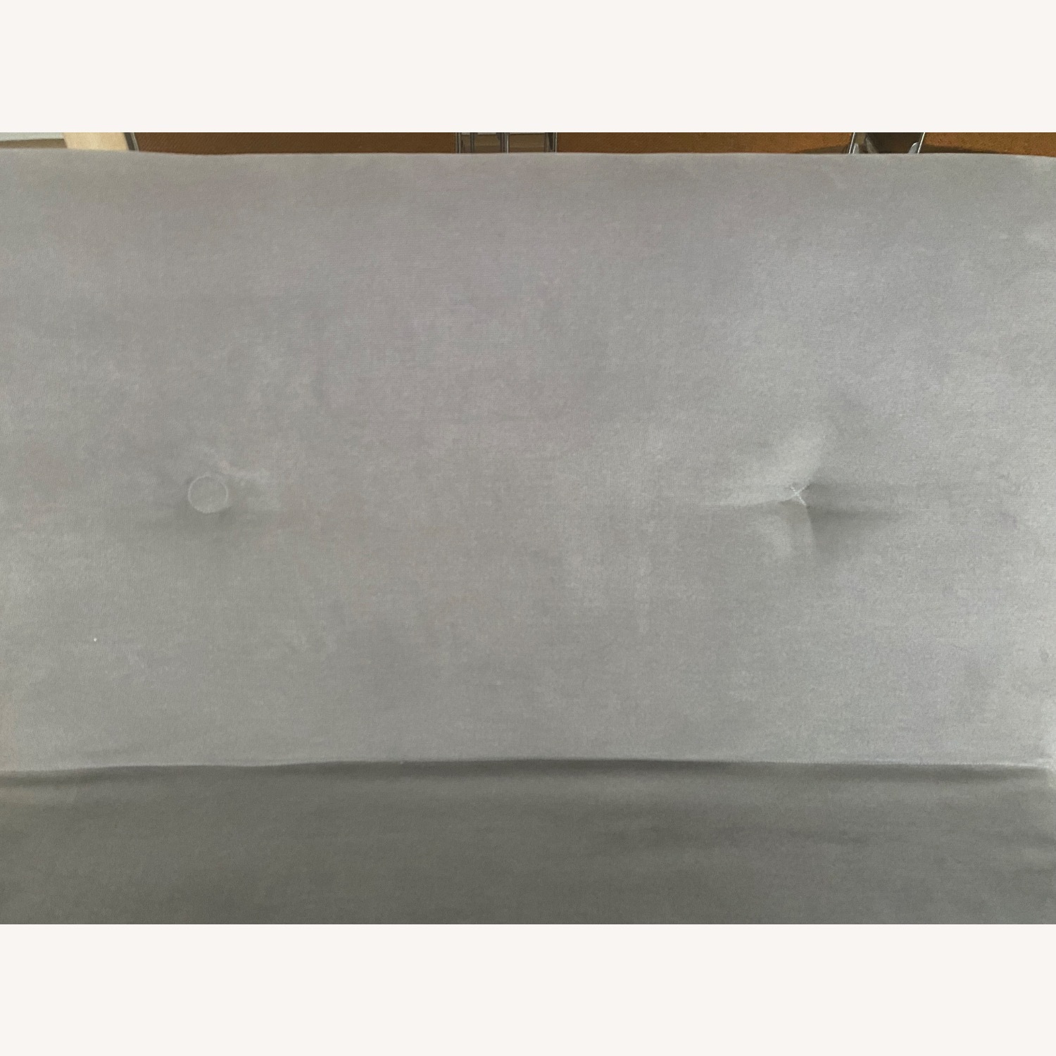 Vintage Blue Armchair with Walnut Legs  - image-7