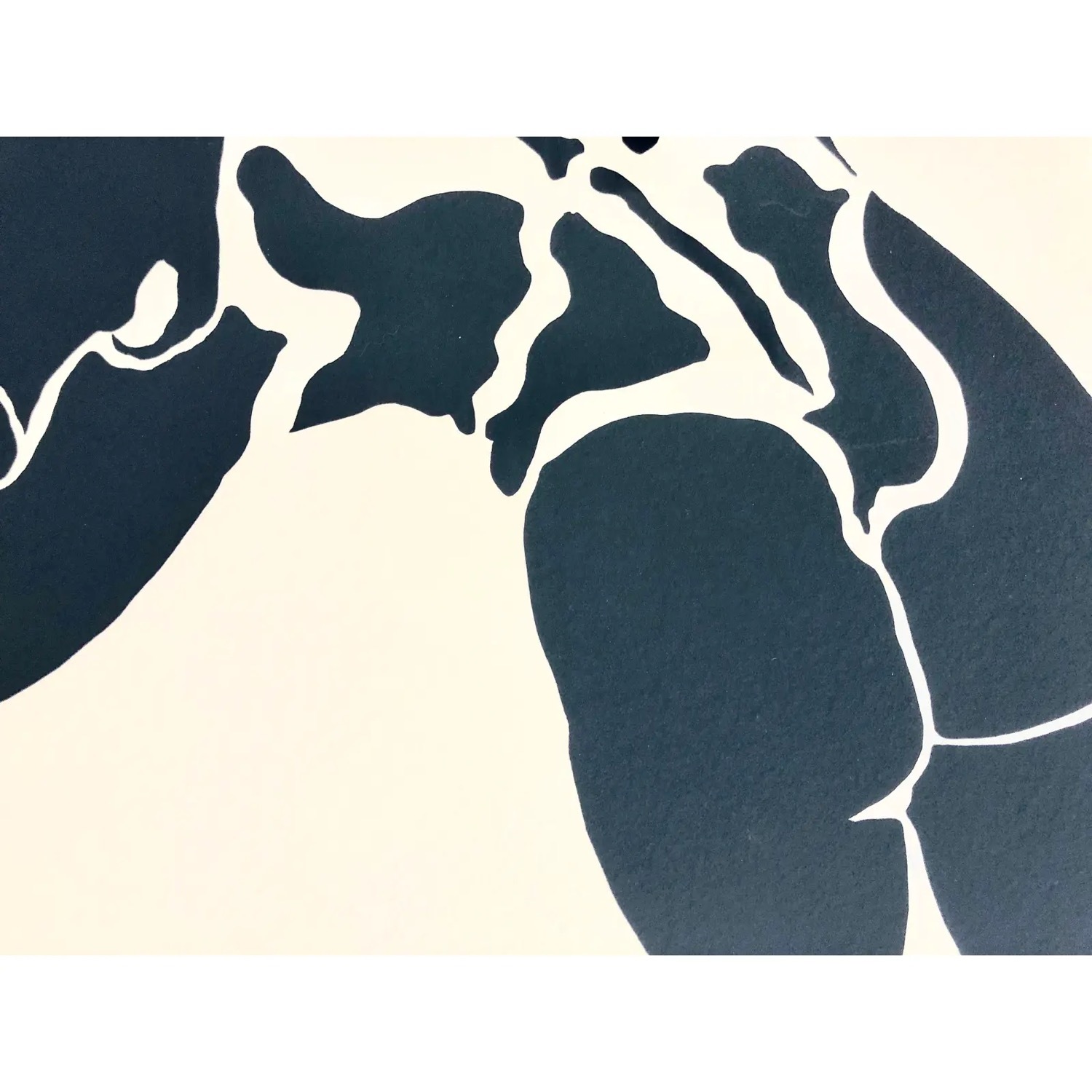 Mid Century Silk Screen Nude 2 by Frank Herz 1975 - image-2