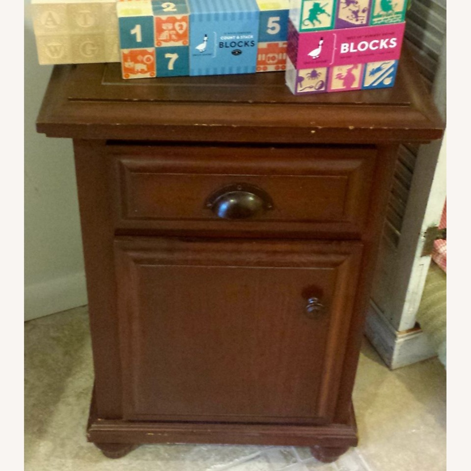 Custom Wood Nighstand - image-0