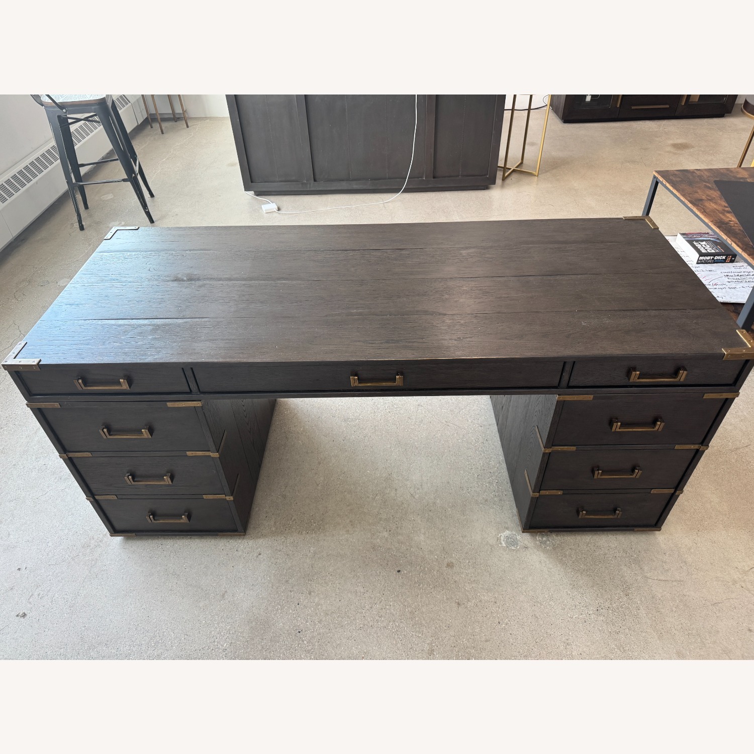Restoration Hardware Cayden Campaign Desk - image-1