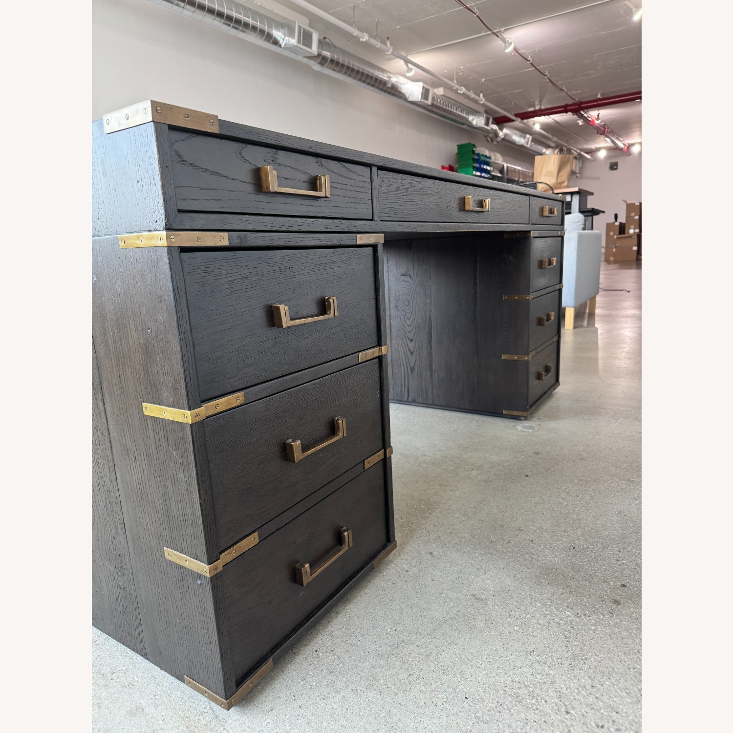 Restoration Hardware Cayden Campaign Desk - image-9