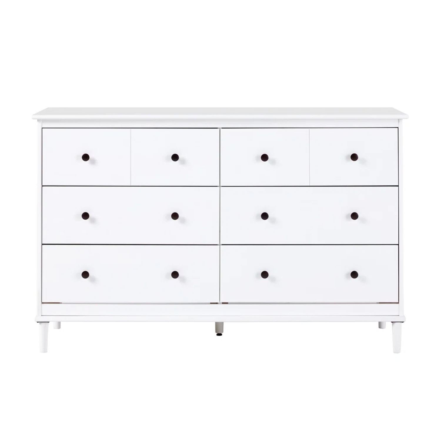 Wade Logan 6 Drawer Solid Wood Double Dresser - image-6