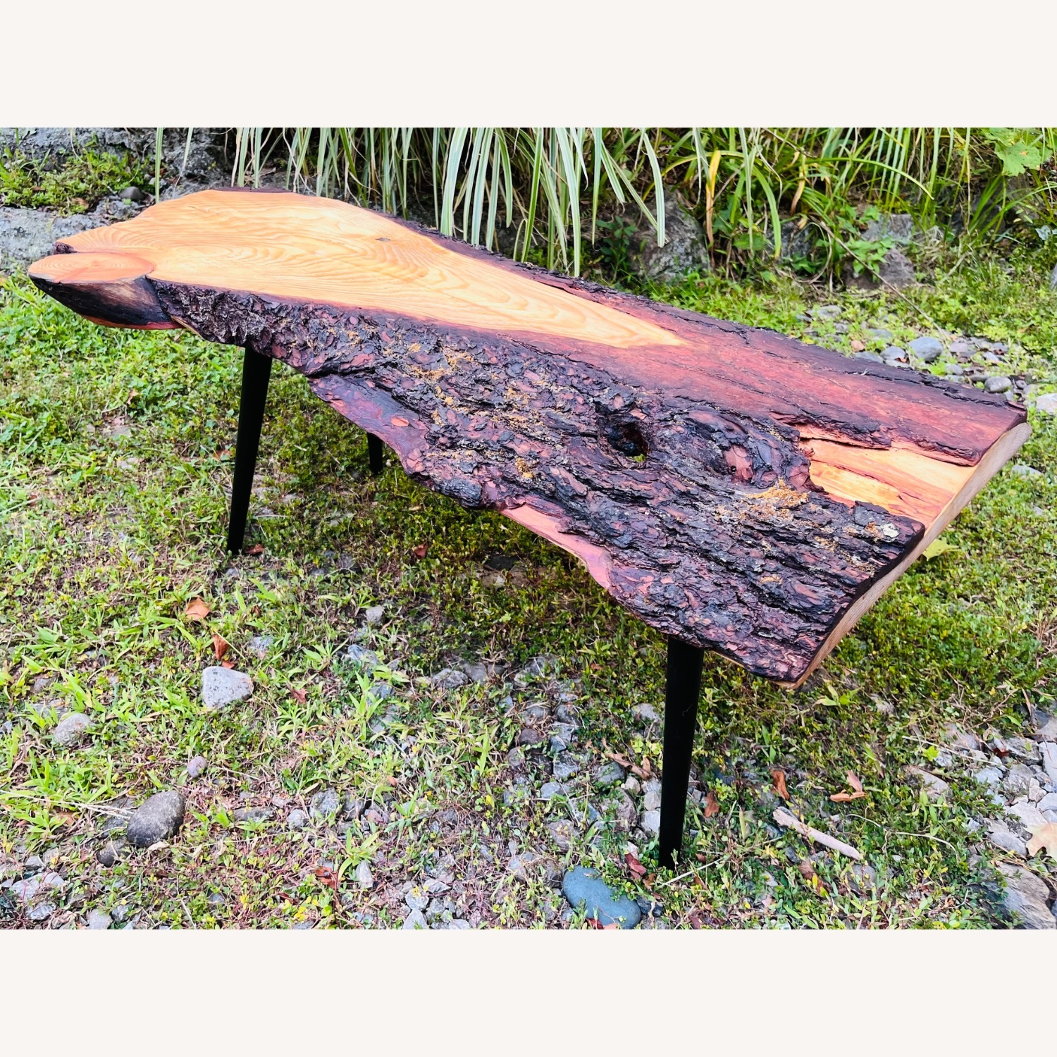 Mid Century Style Live Edge Coffee Table Mod - image-5