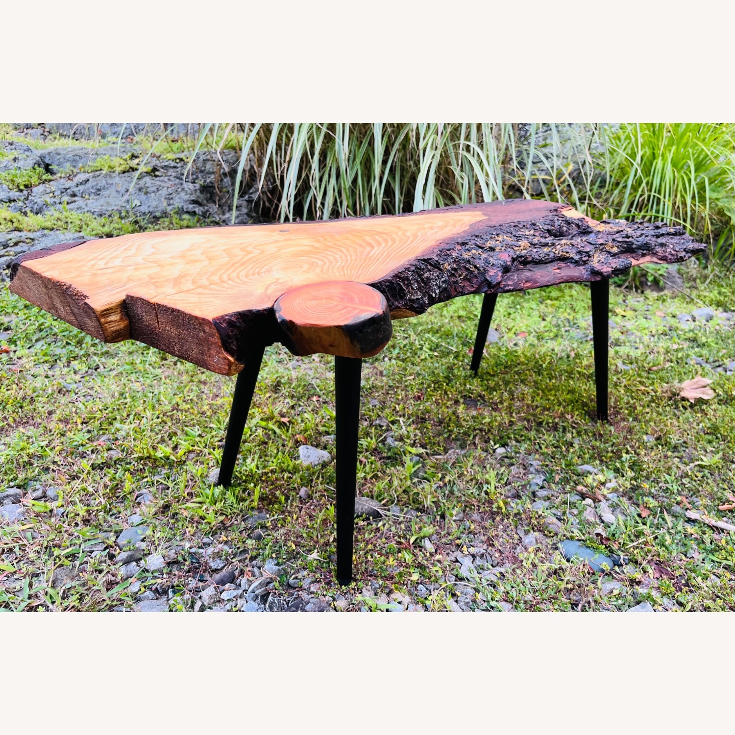 Mid Century Style Live Edge Coffee Table Mod - image-3