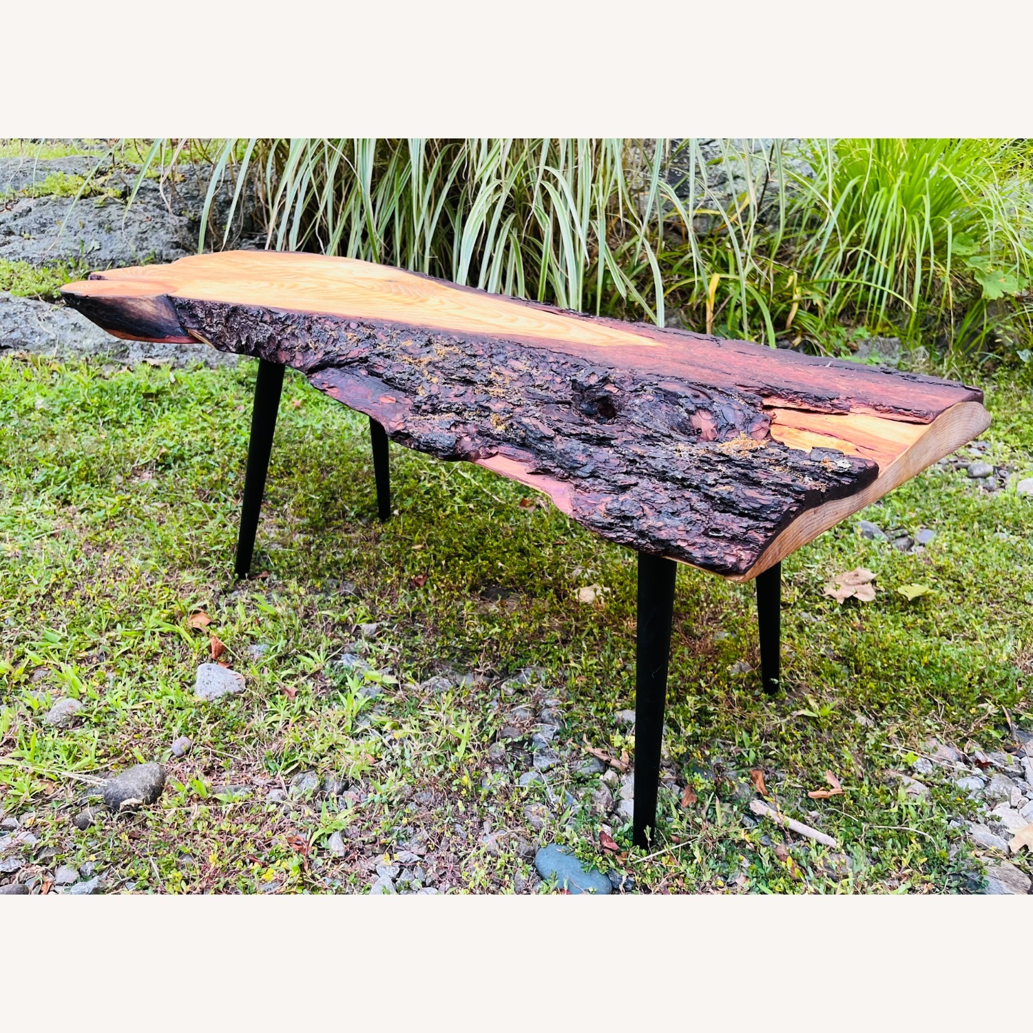 Mid Century Style Live Edge Coffee Table Mod - image-6