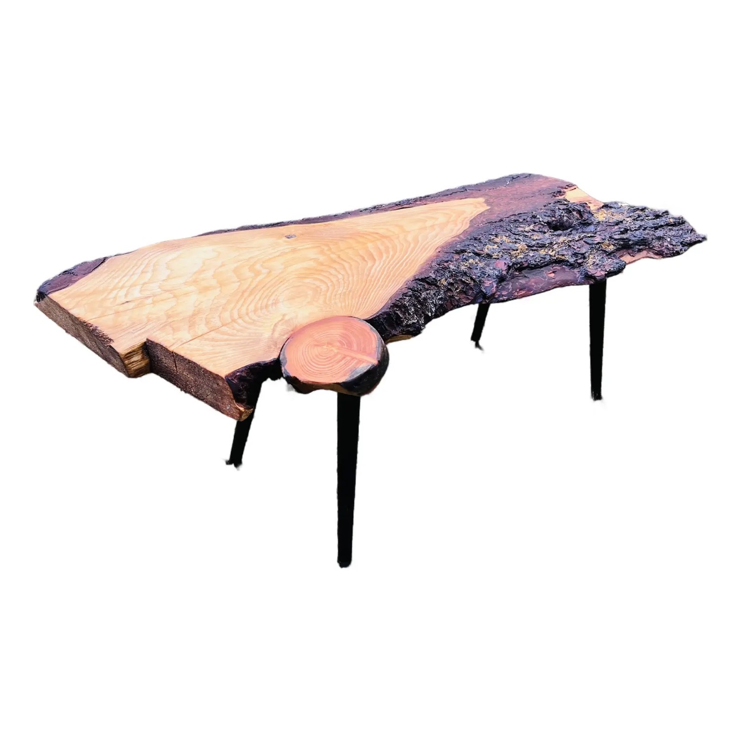 Mid Century Style Live Edge Coffee Table Mod - image-11