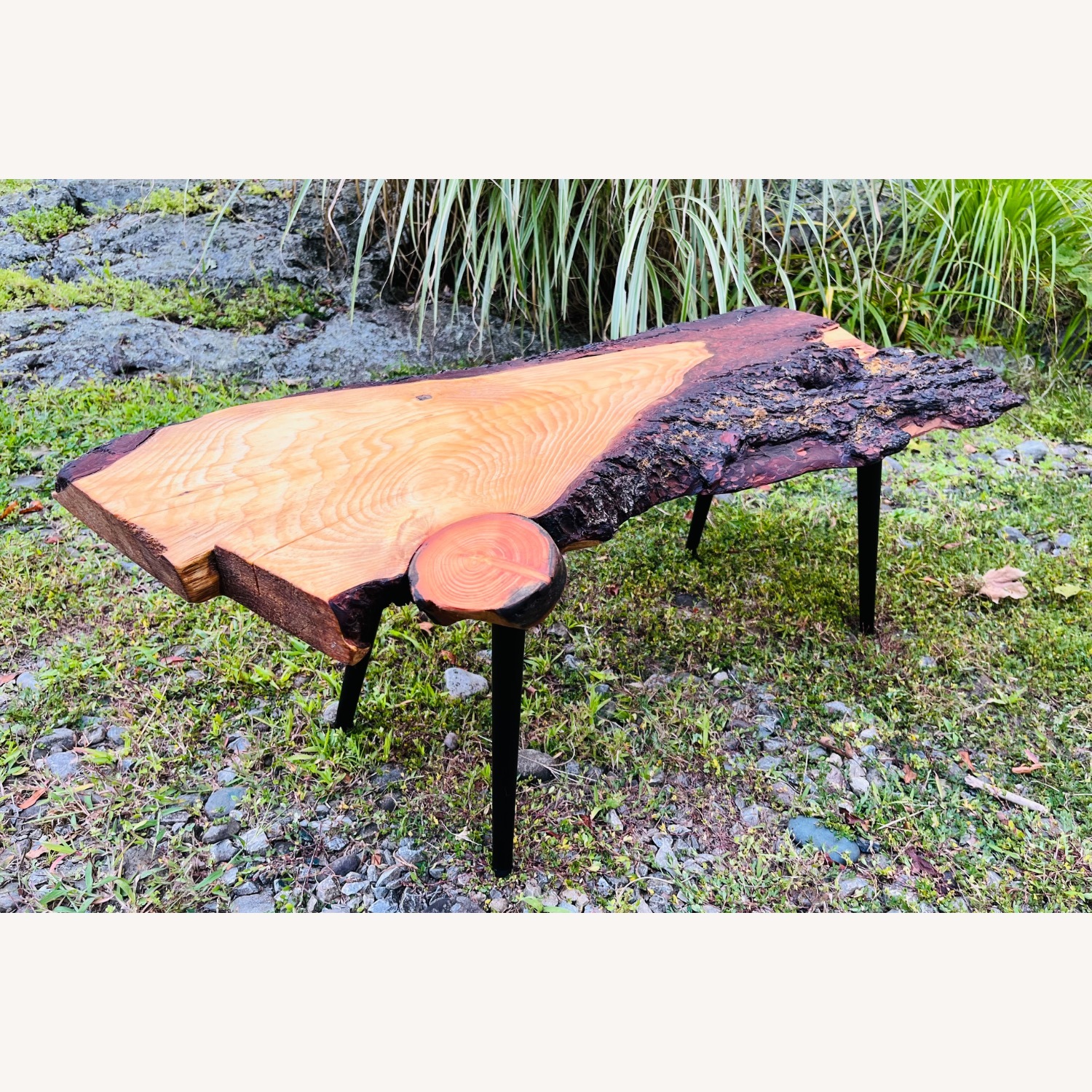 Mid Century Style Live Edge Coffee Table Mod - image-2