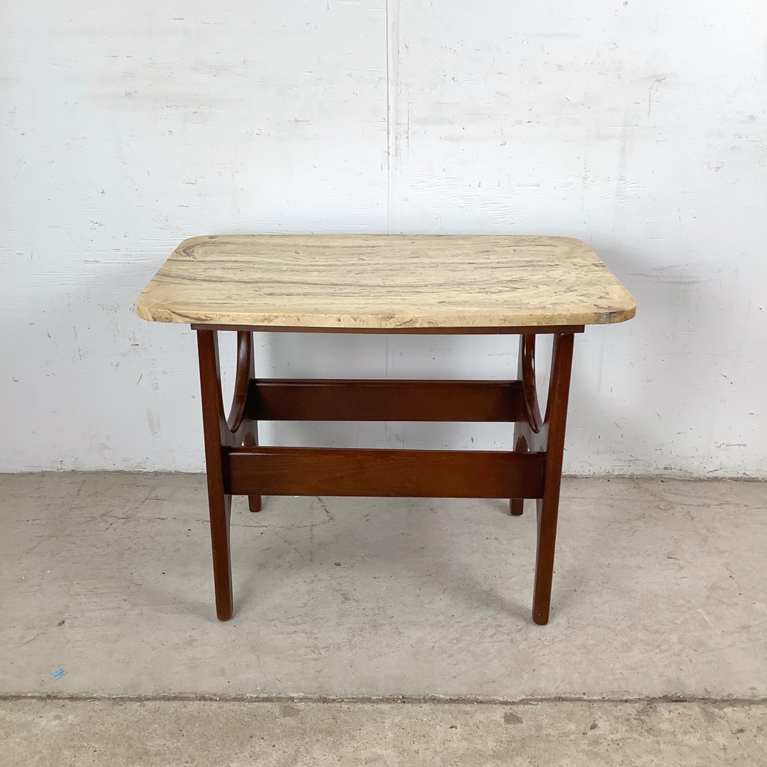 Mid-Century Sculptural End Table - image-17