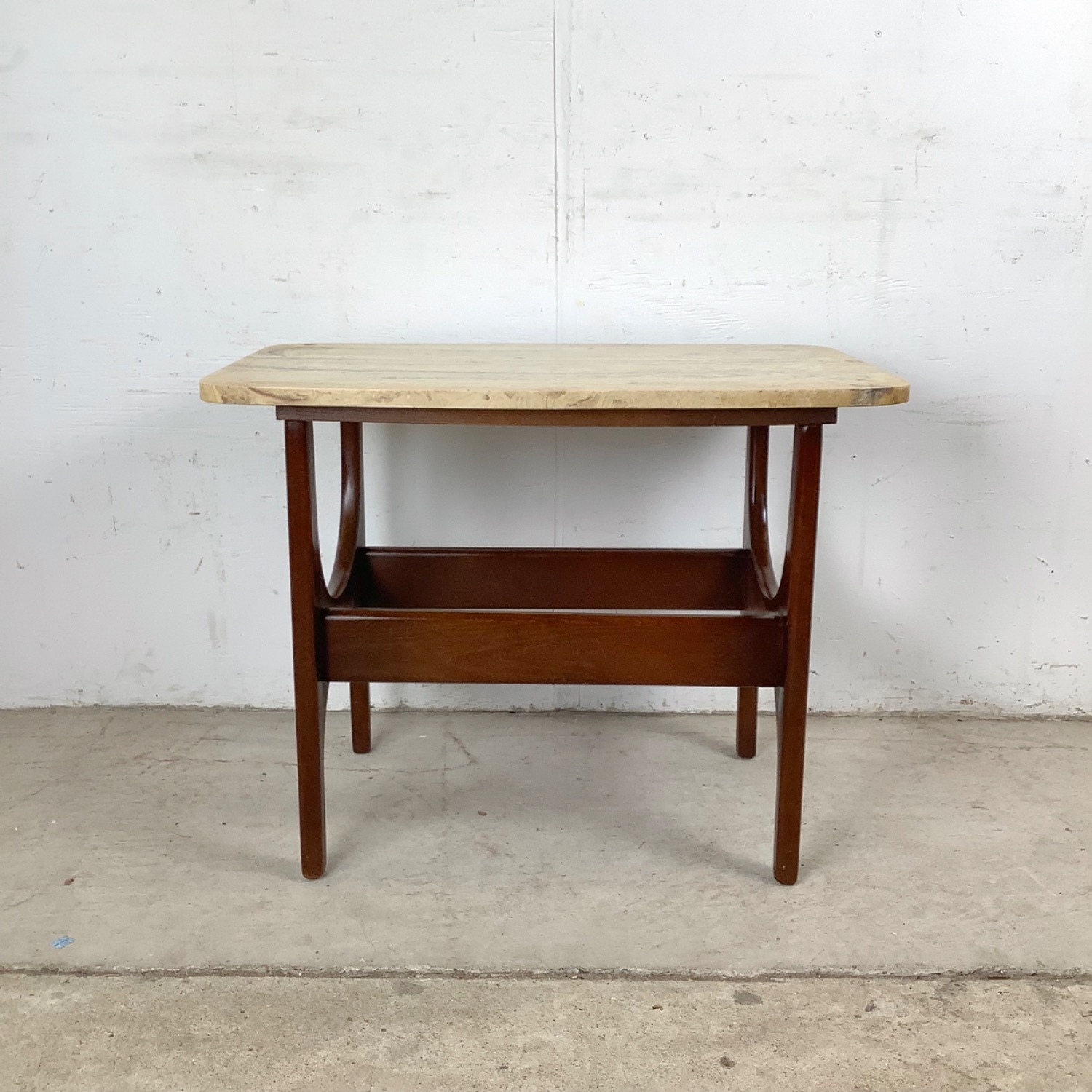 Mid-Century Sculptural End Table - image-1