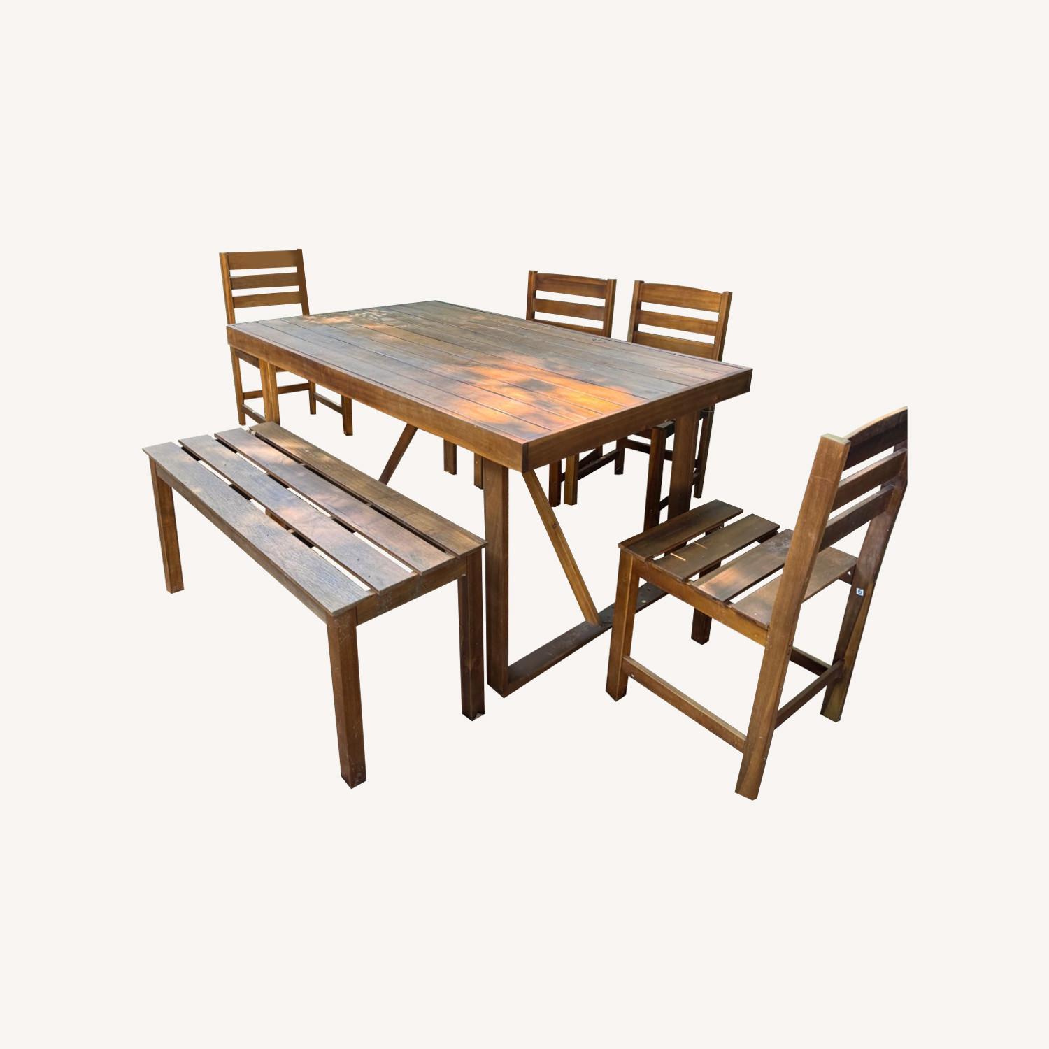 Outdoor Dining Table and Chairs for Six - image-0