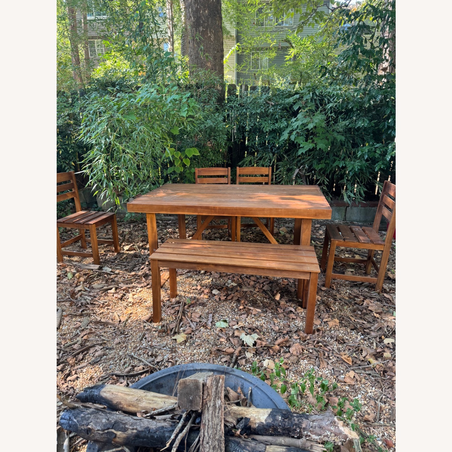 Outdoor Dining Table and Chairs for Six - image-2
