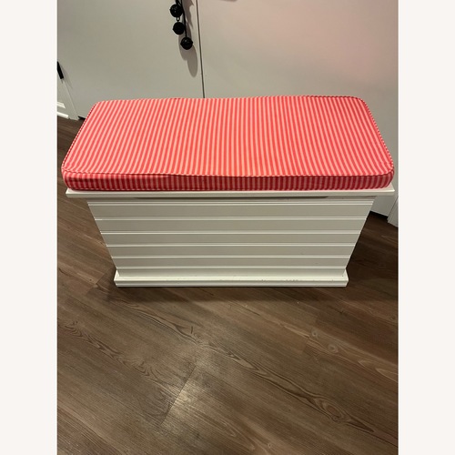 Used The Land of Nod White Wood Chest for sale on AptDeco