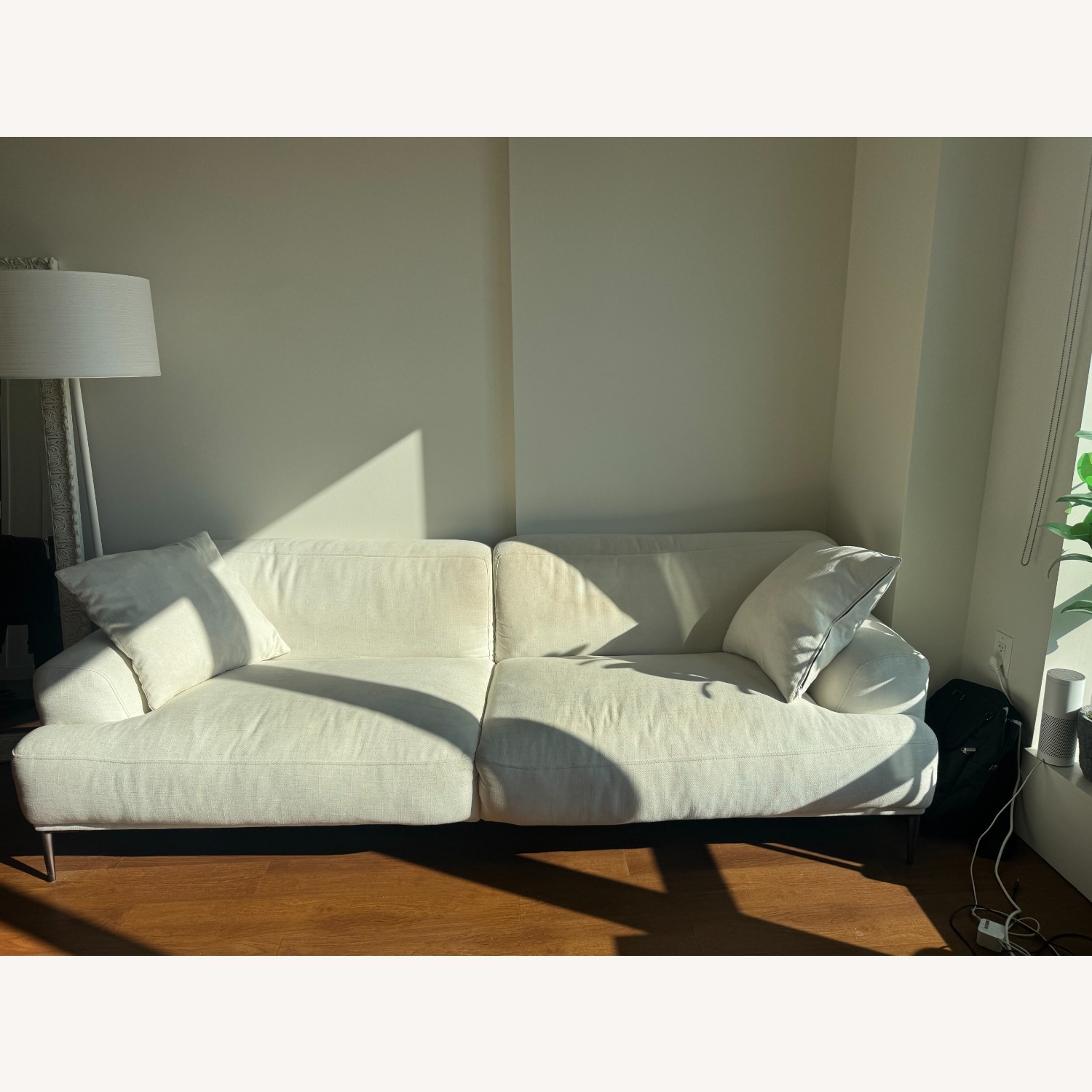 Abisko 91" Sofa - Quartz White - image-1