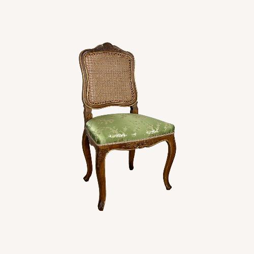 Used Pair French Provincial Cane Back Side Chairs for sale on AptDeco