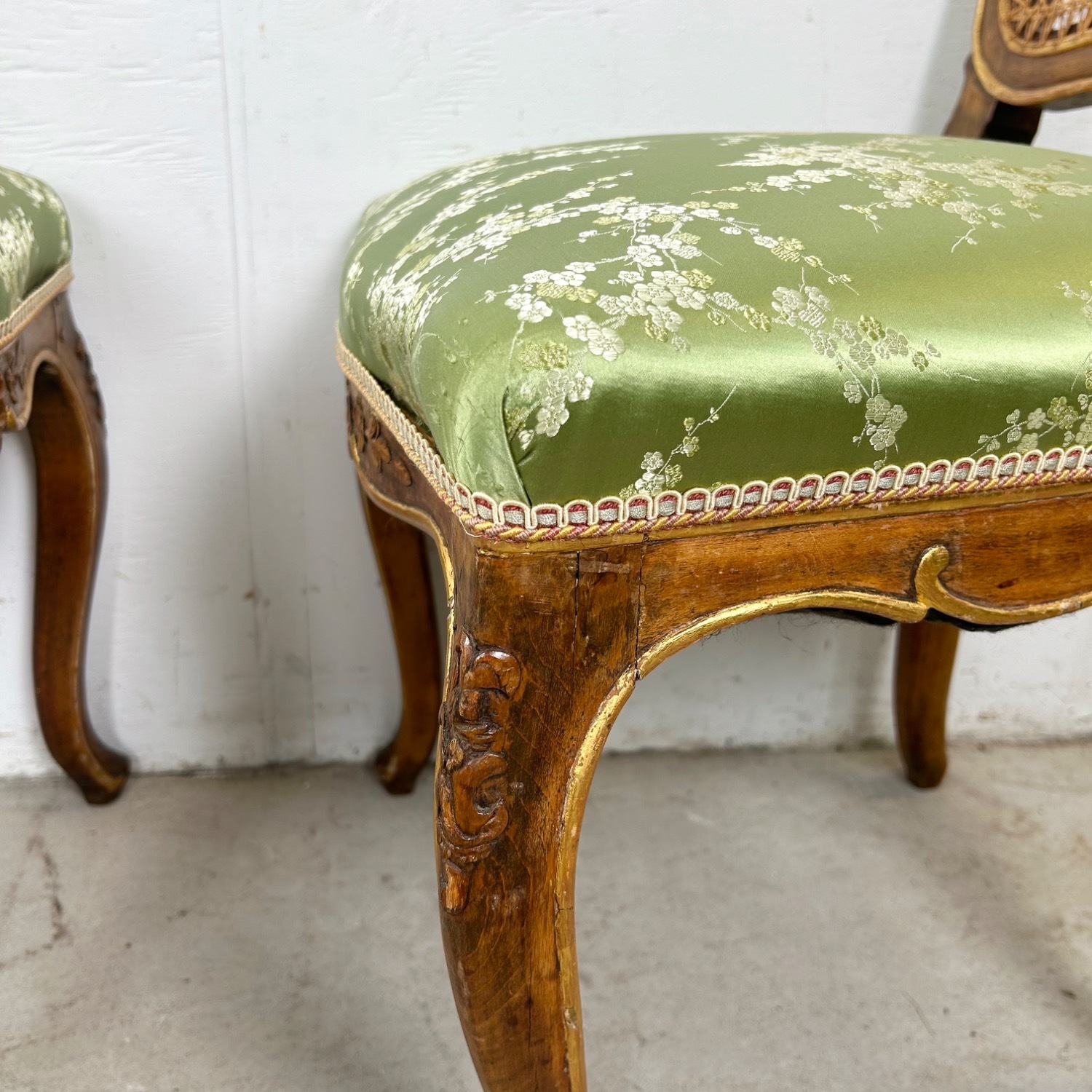 Pair French Provincial Cane Back Side Chairs - image-15