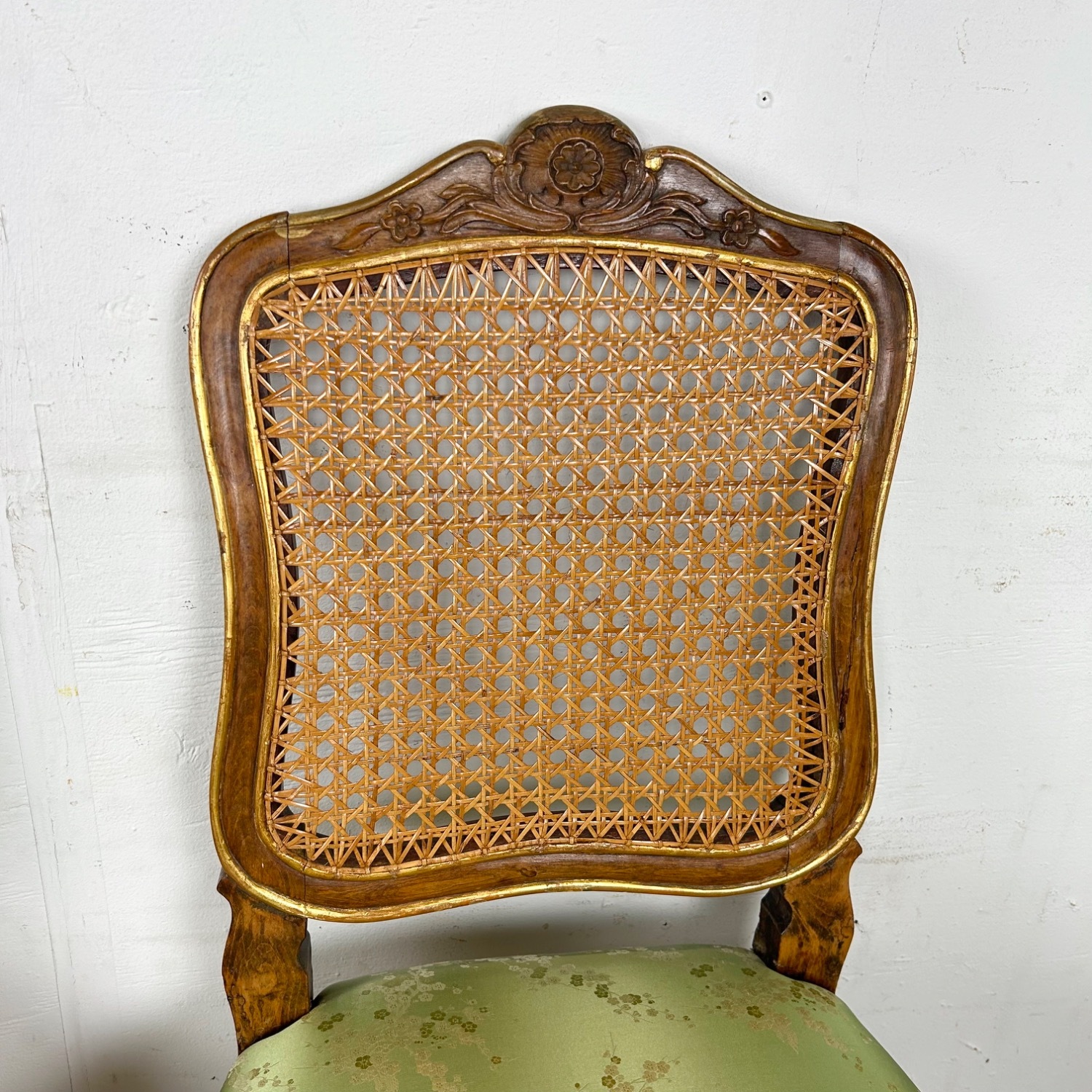 Pair French Provincial Cane Back Side Chairs - image-8