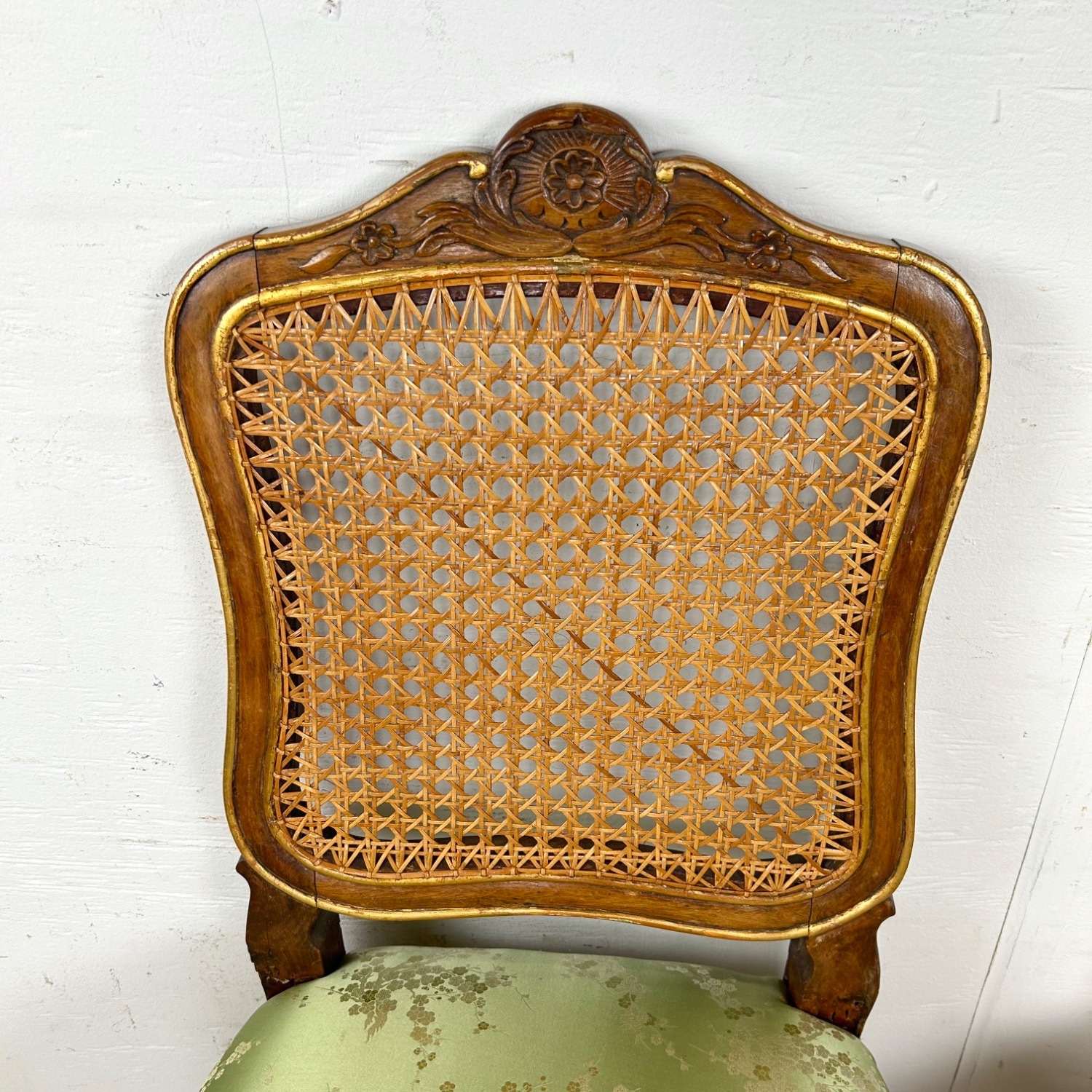 Pair French Provincial Cane Back Side Chairs - image-7