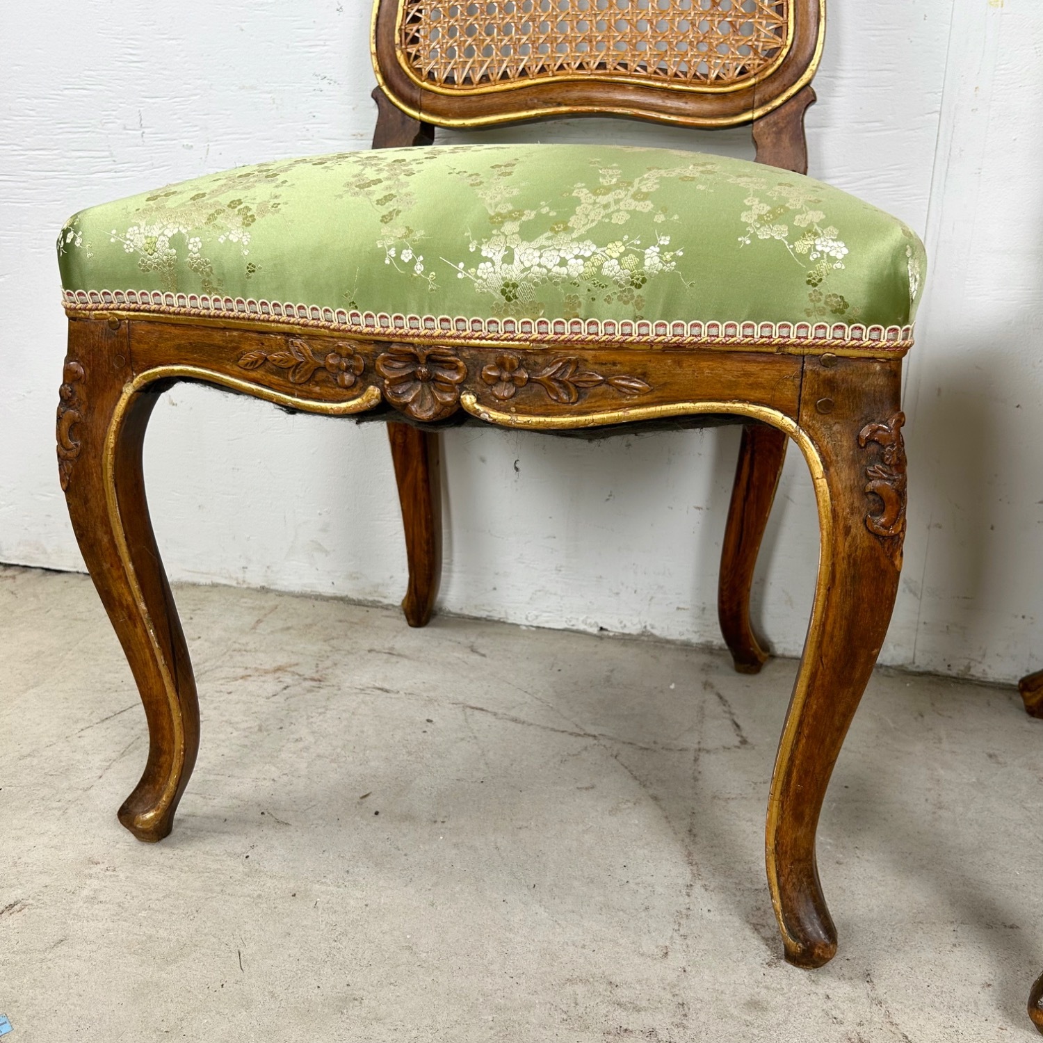 Pair French Provincial Cane Back Side Chairs - image-19