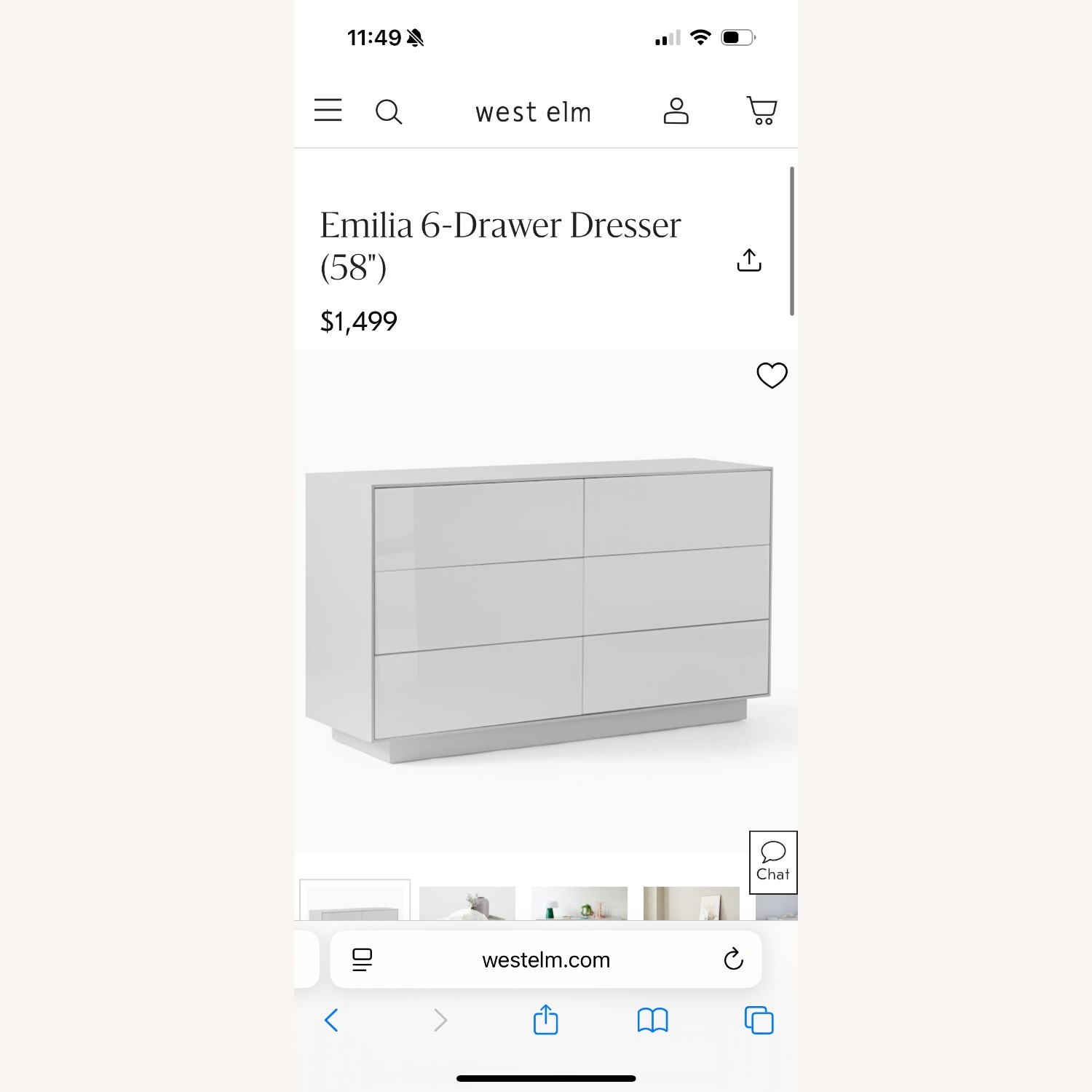 West Elm Emilia Dresser - image-2