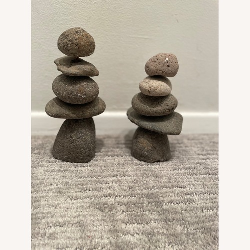Used Stacked Rocks Book Ends for sale on AptDeco