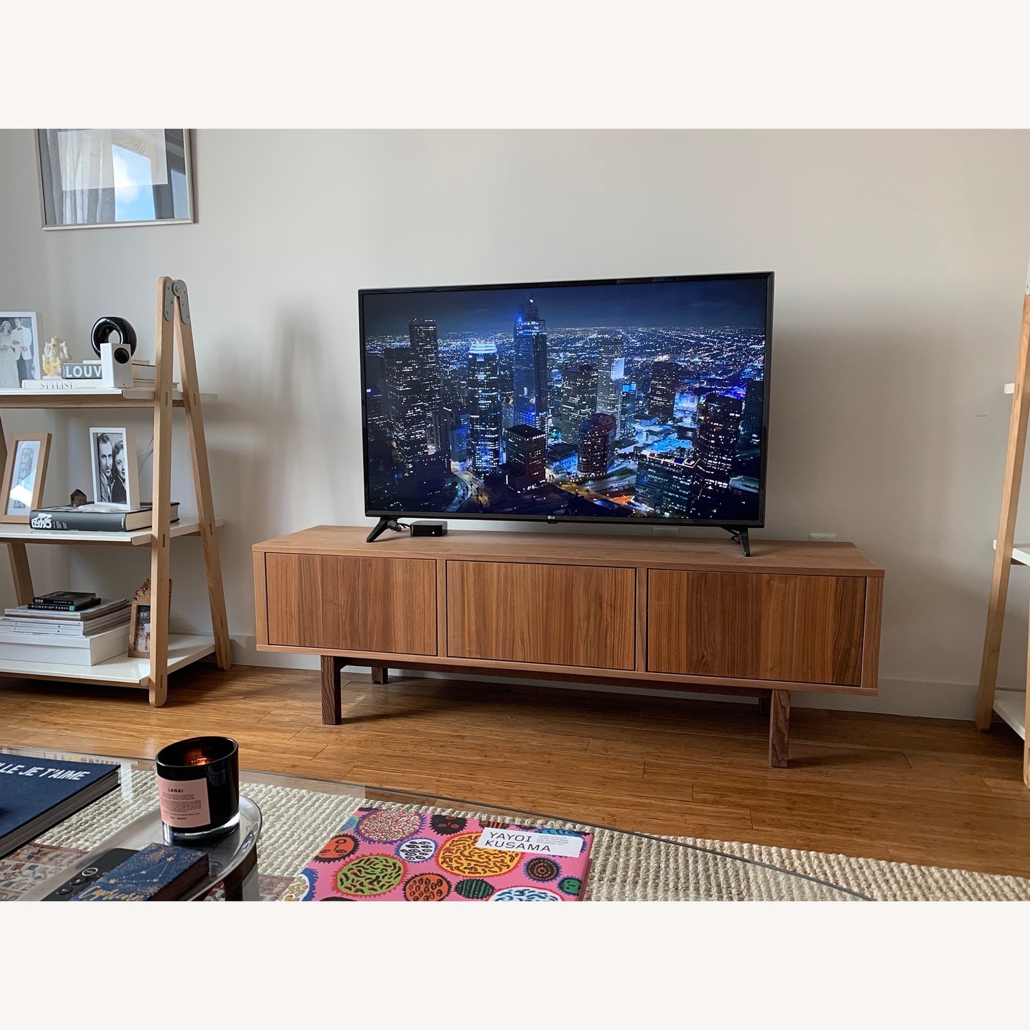 IKEA Stockholm テレビ台 STOCKHOLM ストックホルム テレビ台, ウォールナット材突き板