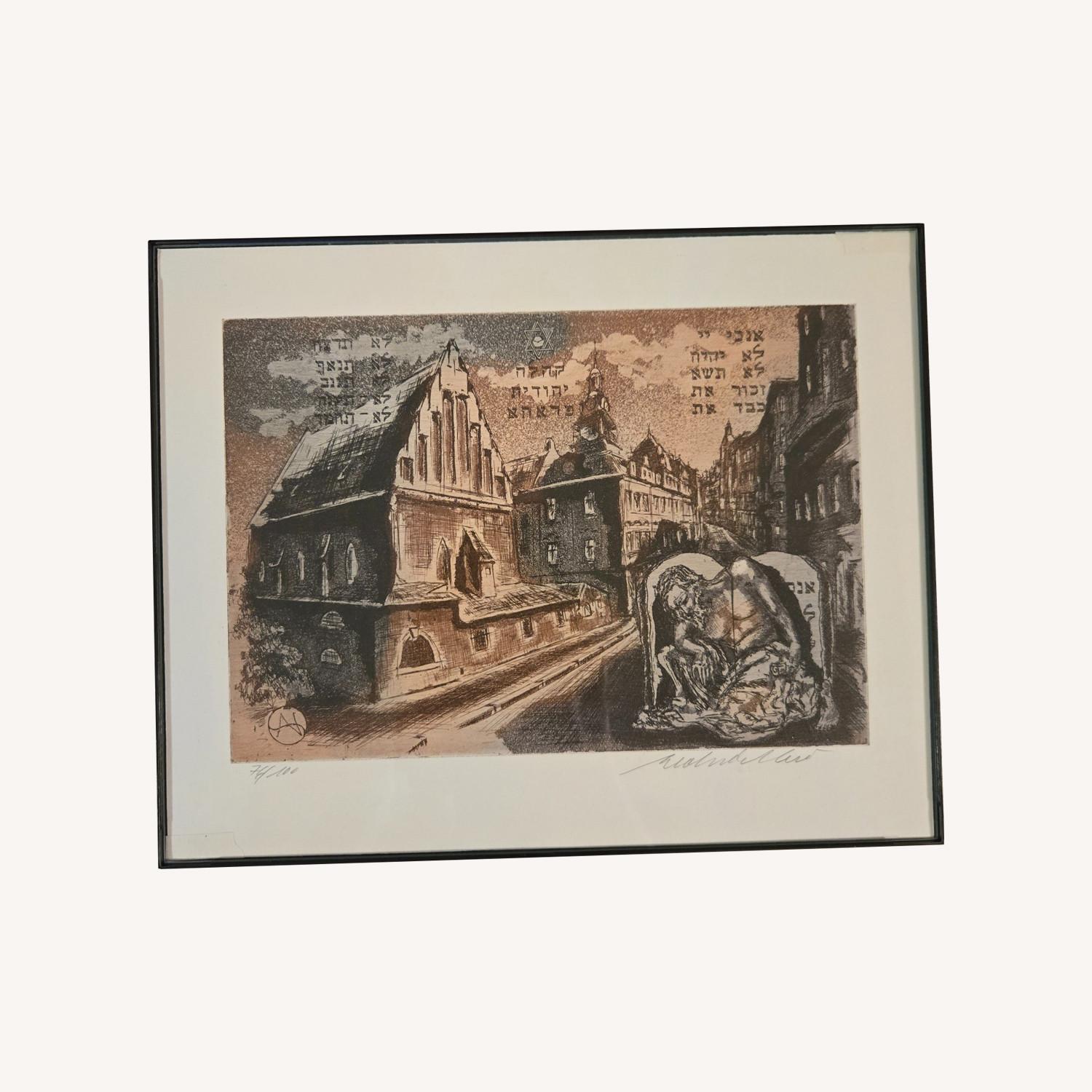 Lithograph Moses 10 Commandments Signed 76/100 - image-6