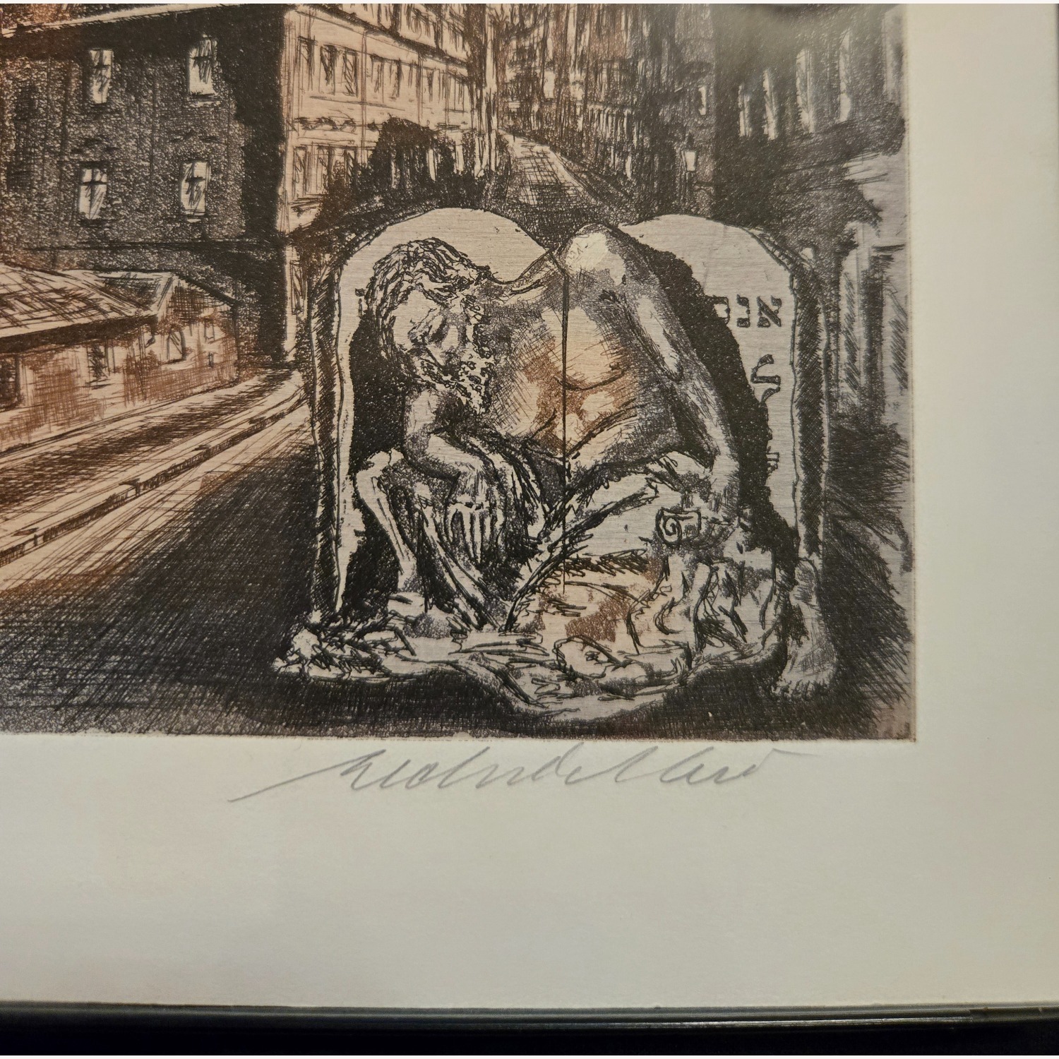 Lithograph Moses 10 Commandments Signed 76/100 - image-4