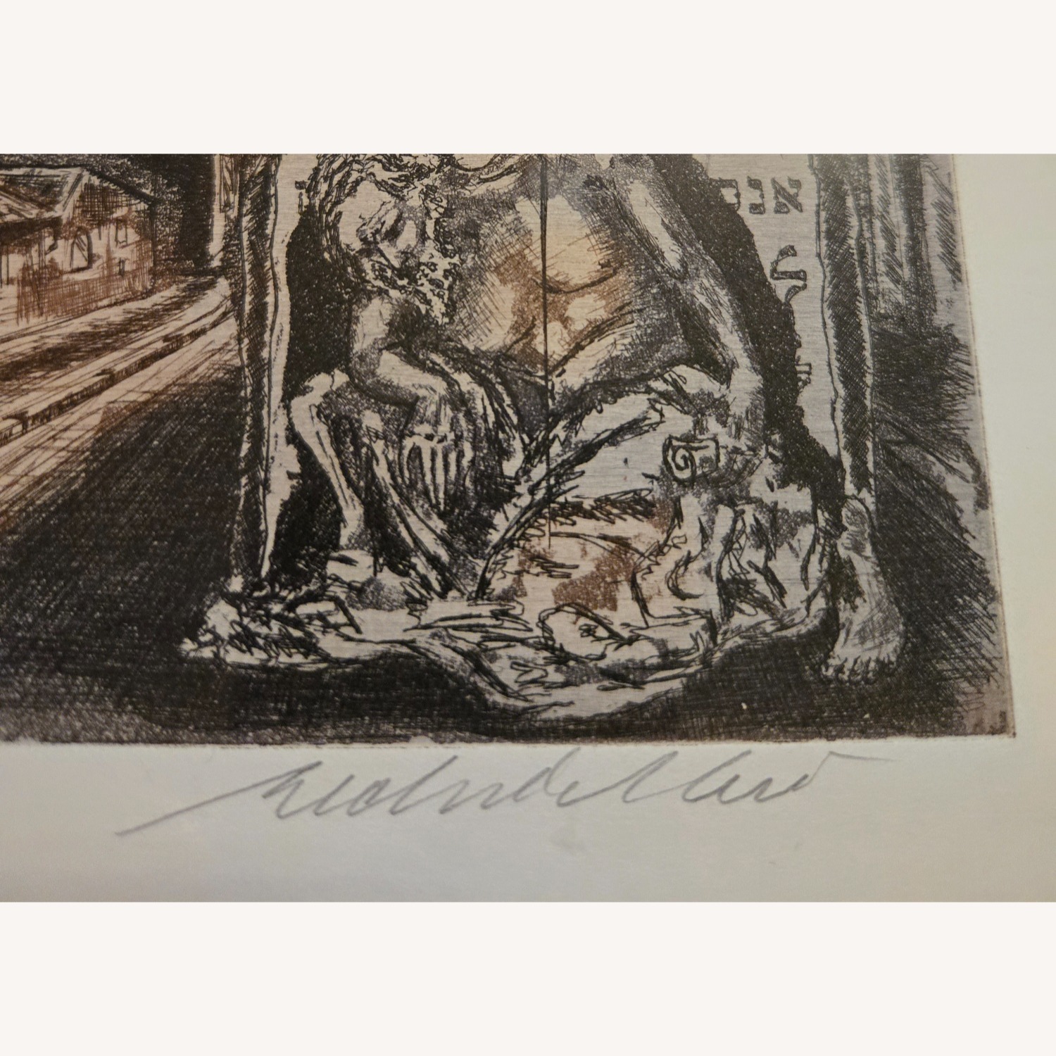 Lithograph Moses 10 Commandments Signed 76/100 - image-2