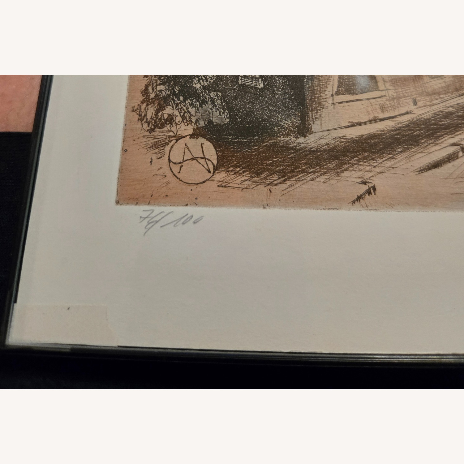 Lithograph Moses 10 Commandments Signed 76/100 - image-3