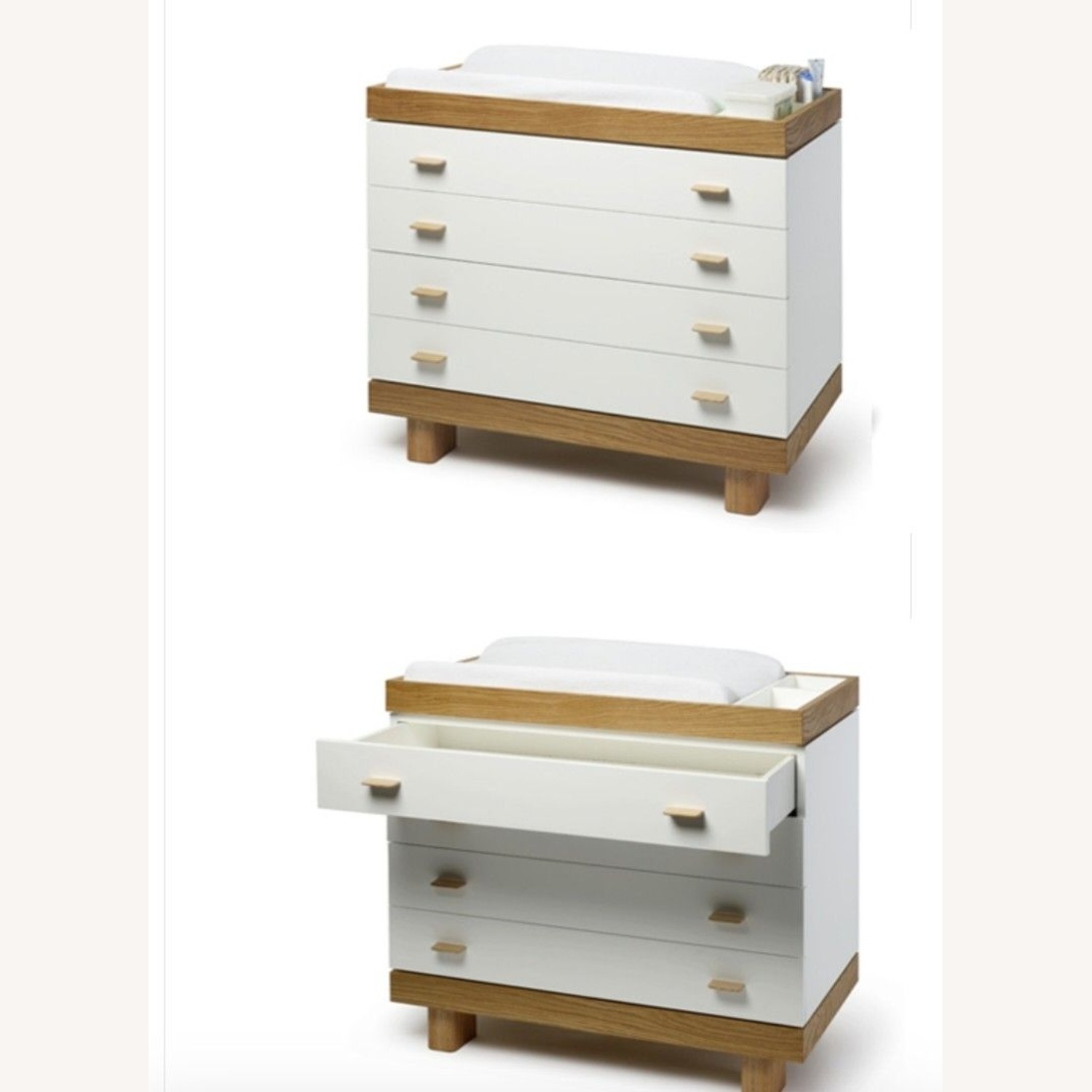 Oeuf Classic White/Oak Dresser - image-0