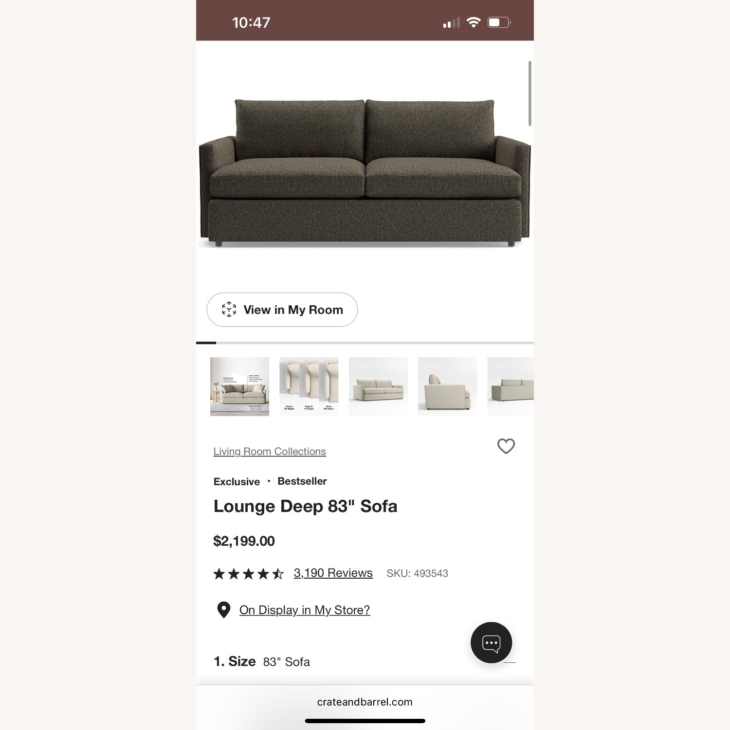 Lounge Deep Seat Couch - image-1